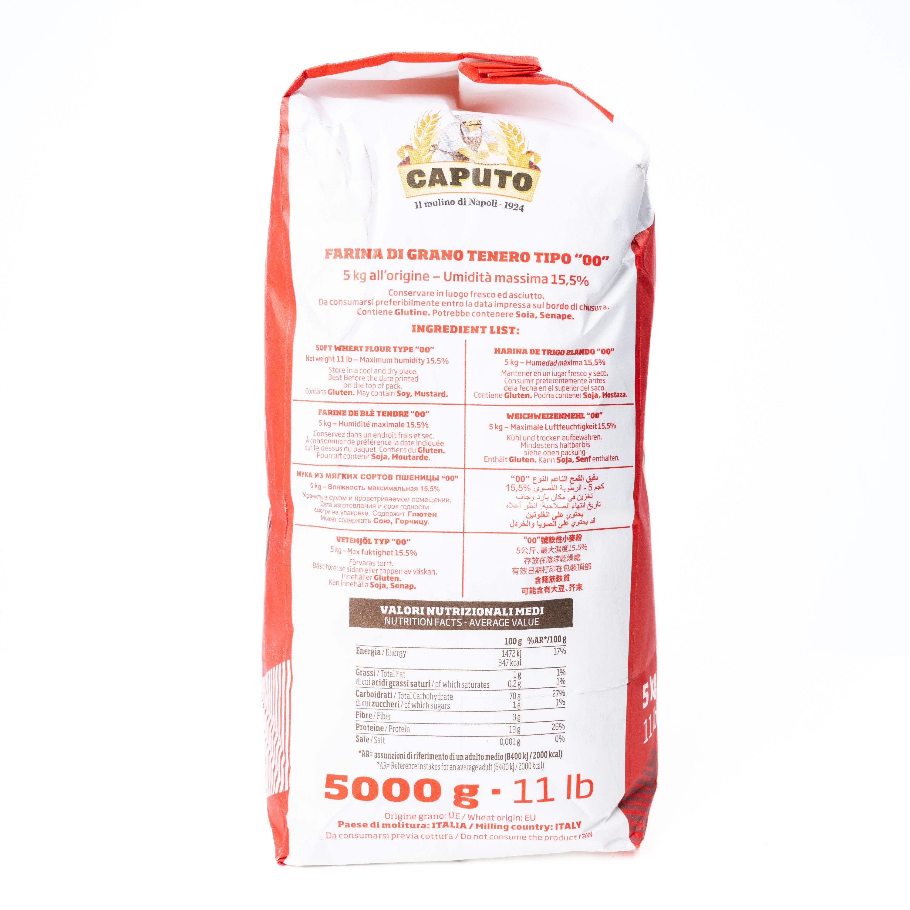 Făină tip 00 sac roșu Cuoco Caputo, 5 kg