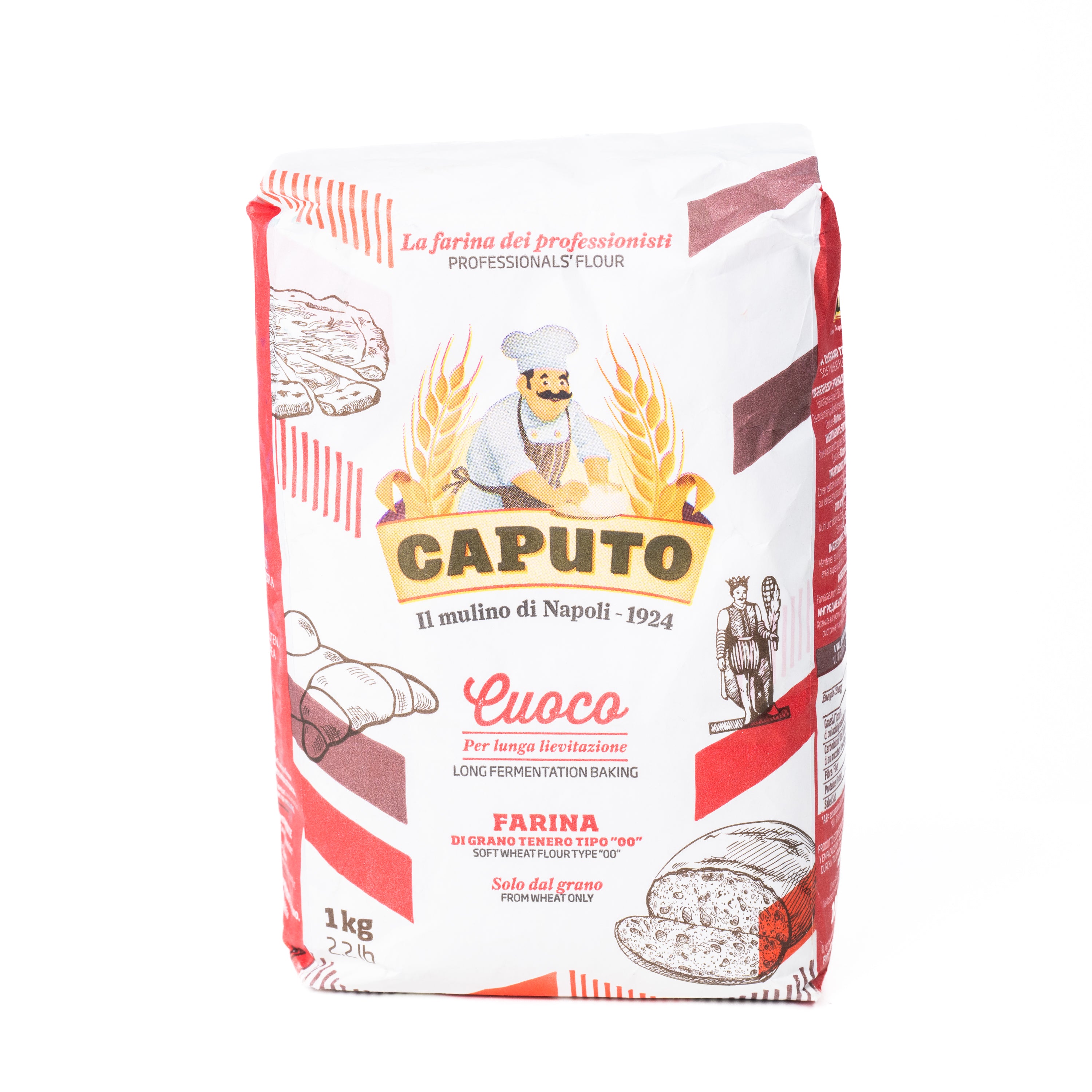 Făină tip 00 sac roșu Cuoco Caputo, 1 kg