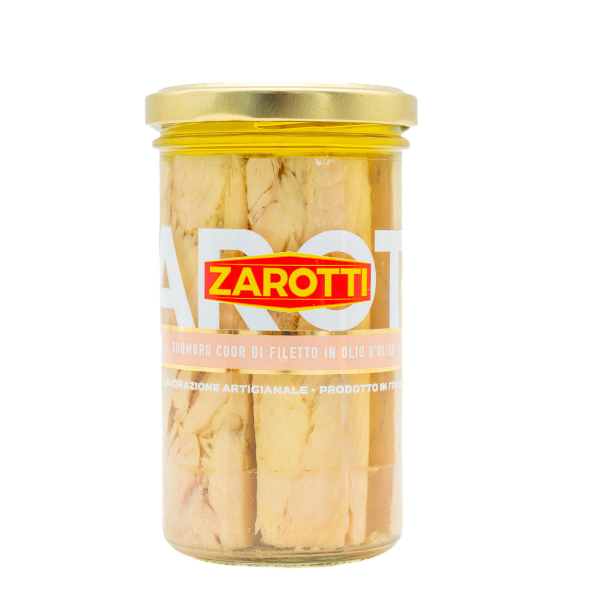 Fileuri de macrou Zarotti în ulei de măsline, 250 g