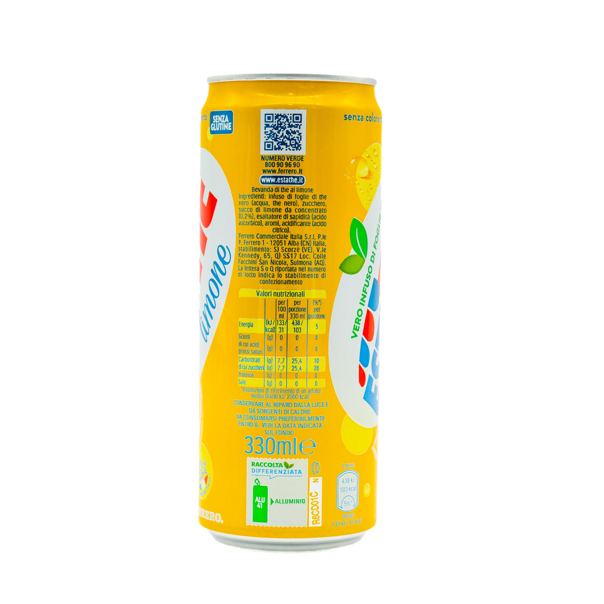 Ceai rece Estathé cu lămâie, 330 ml