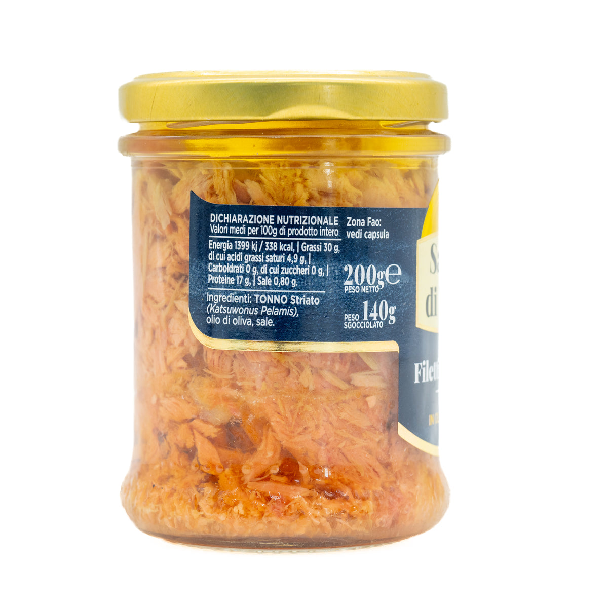Fileuri de ton Sapor di Mare în ulei de măsline, 200 g