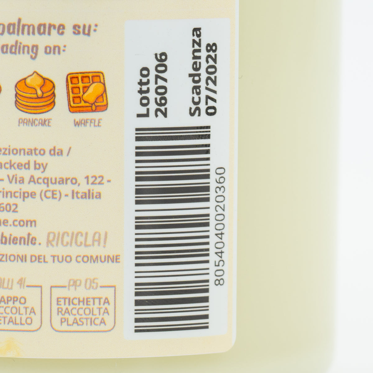 Cremă tartinabilă Cioccolata Bianca Madò, 350 g