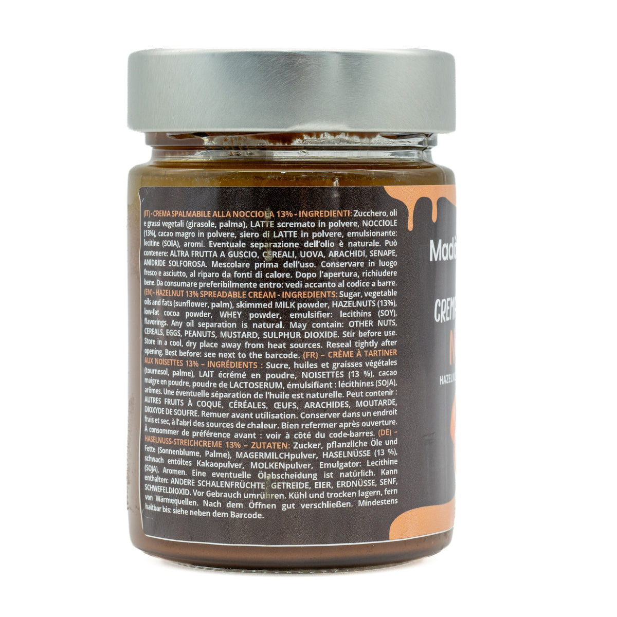 Cremă tartinabilă cu alune de pădure Madò, 350 g