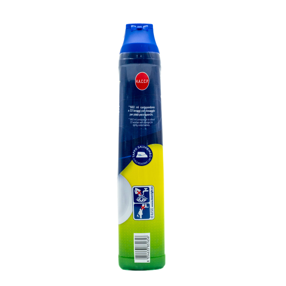 Detergent gel pentru mașina de spălat vase cu lămâie Dual Power, 660 ml, 33 spălări