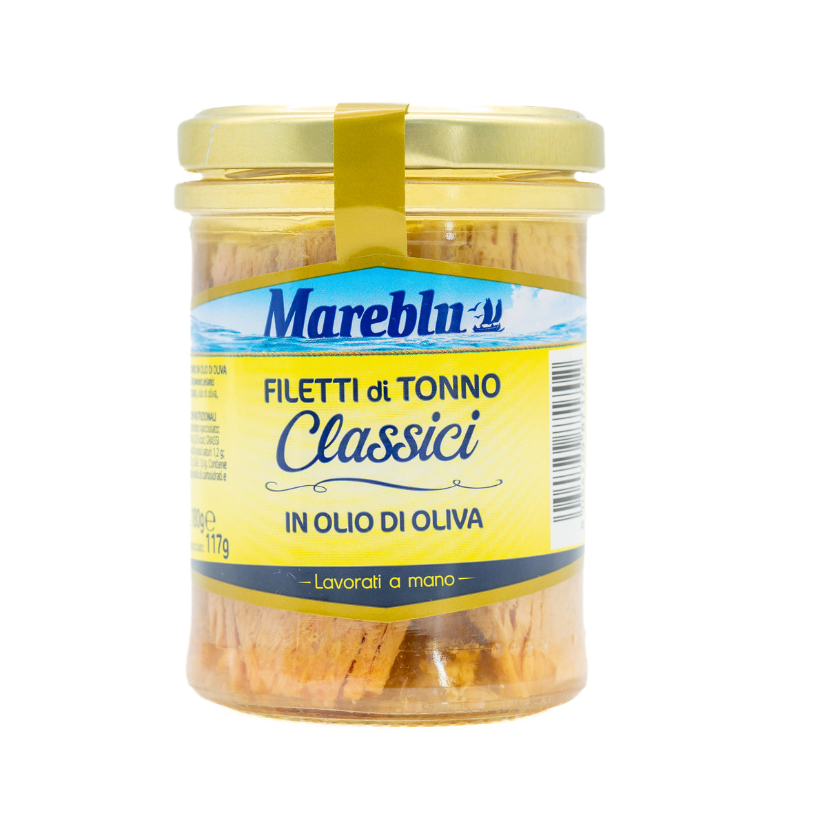 Fileuri de ton Mareblu Classici în ulei de măsline, 180 g
