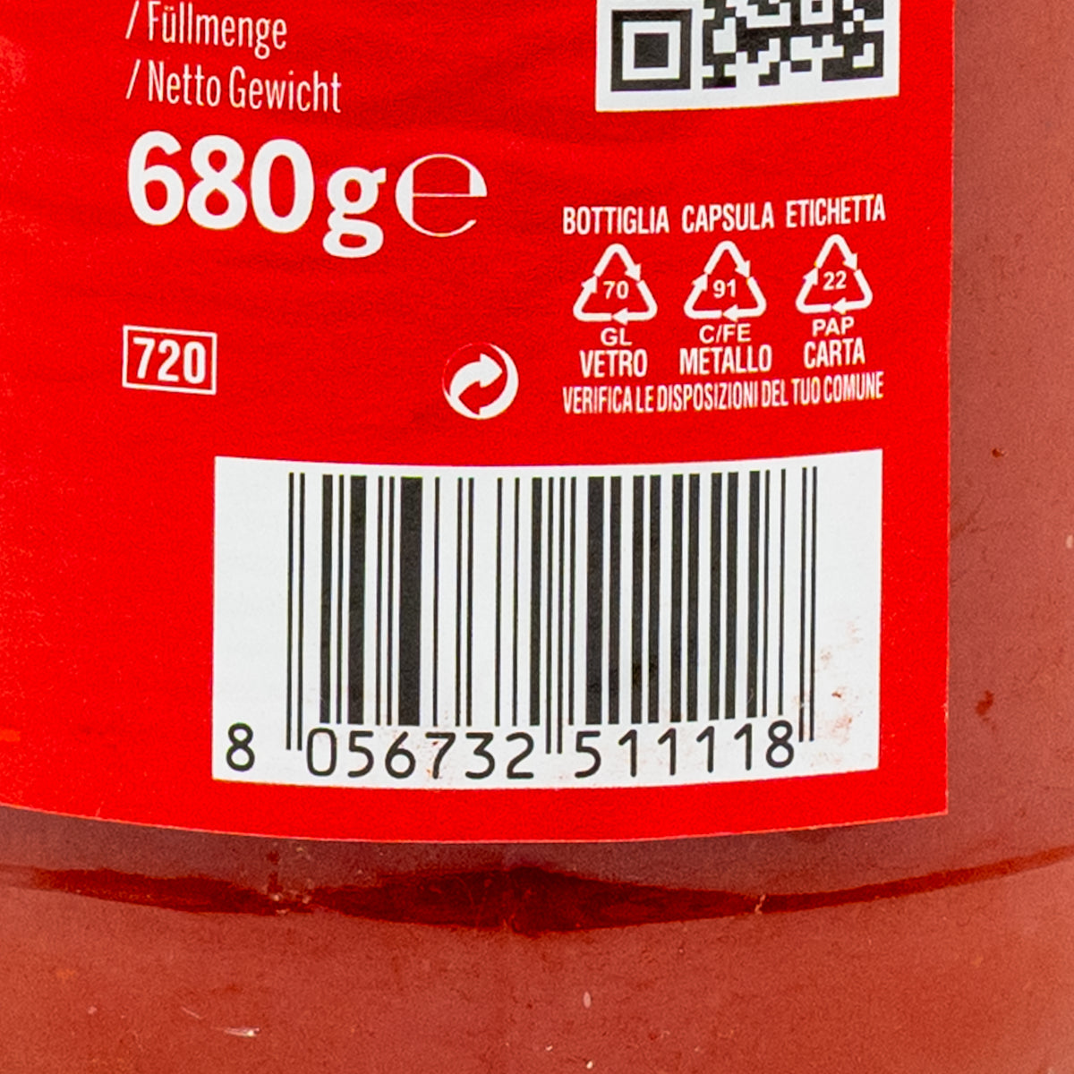 Roșii pasate Tagliamonte, 680 g