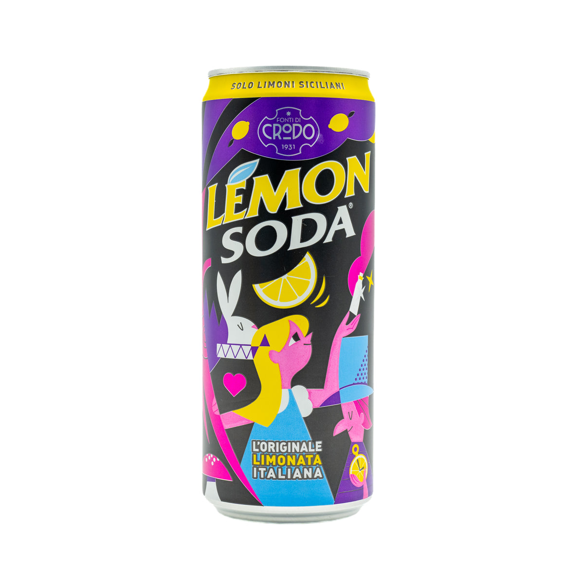 Limonadă carbogazoasă Crodo Lemonsoda, 330 ml