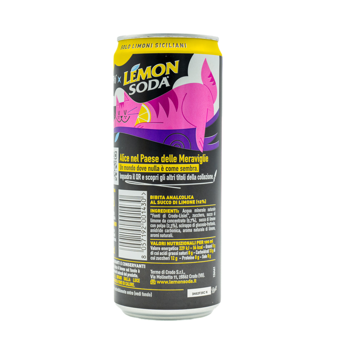 Limonadă carbogazoasă Crodo Lemonsoda, 330 ml