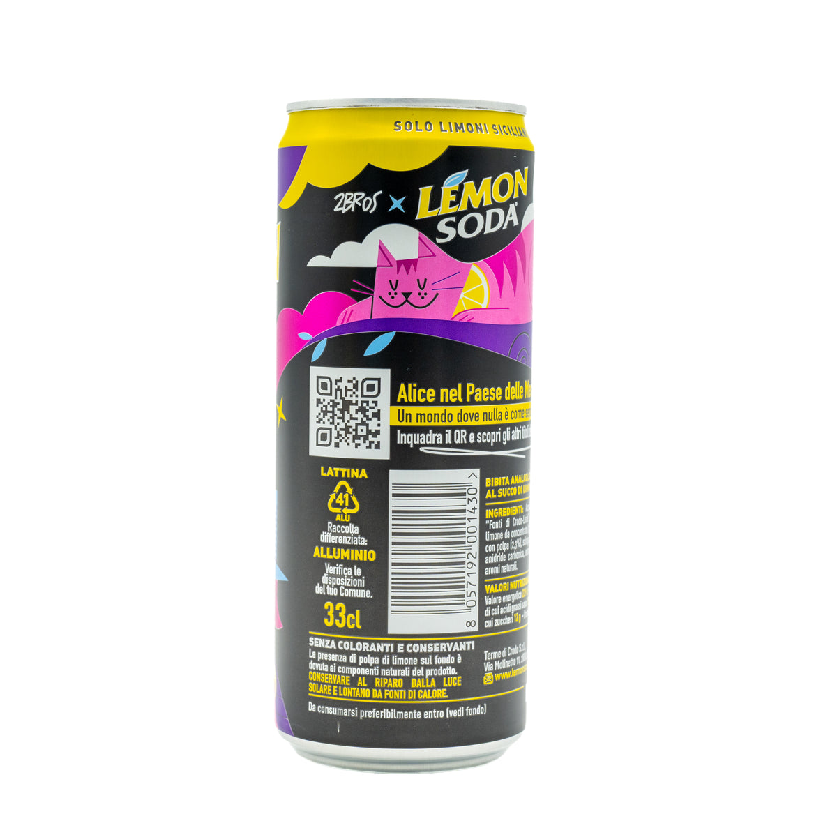 Limonadă carbogazoasă Crodo Lemonsoda, 330 ml