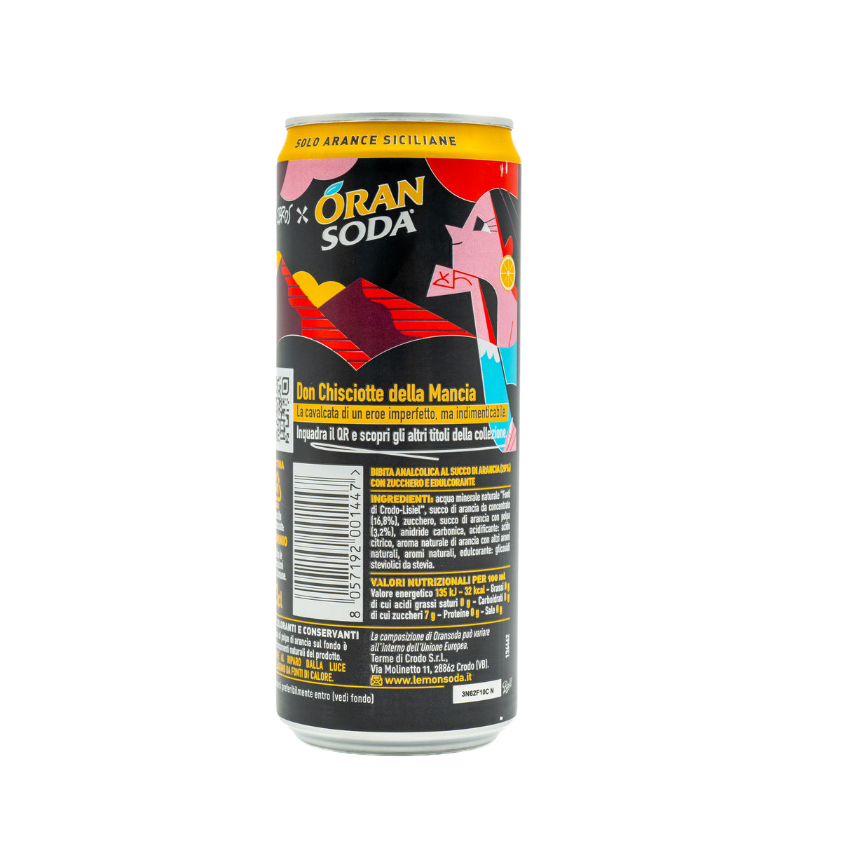 Băutură carbogazoasă Crodo Oransoda cu portocale, 330 ml