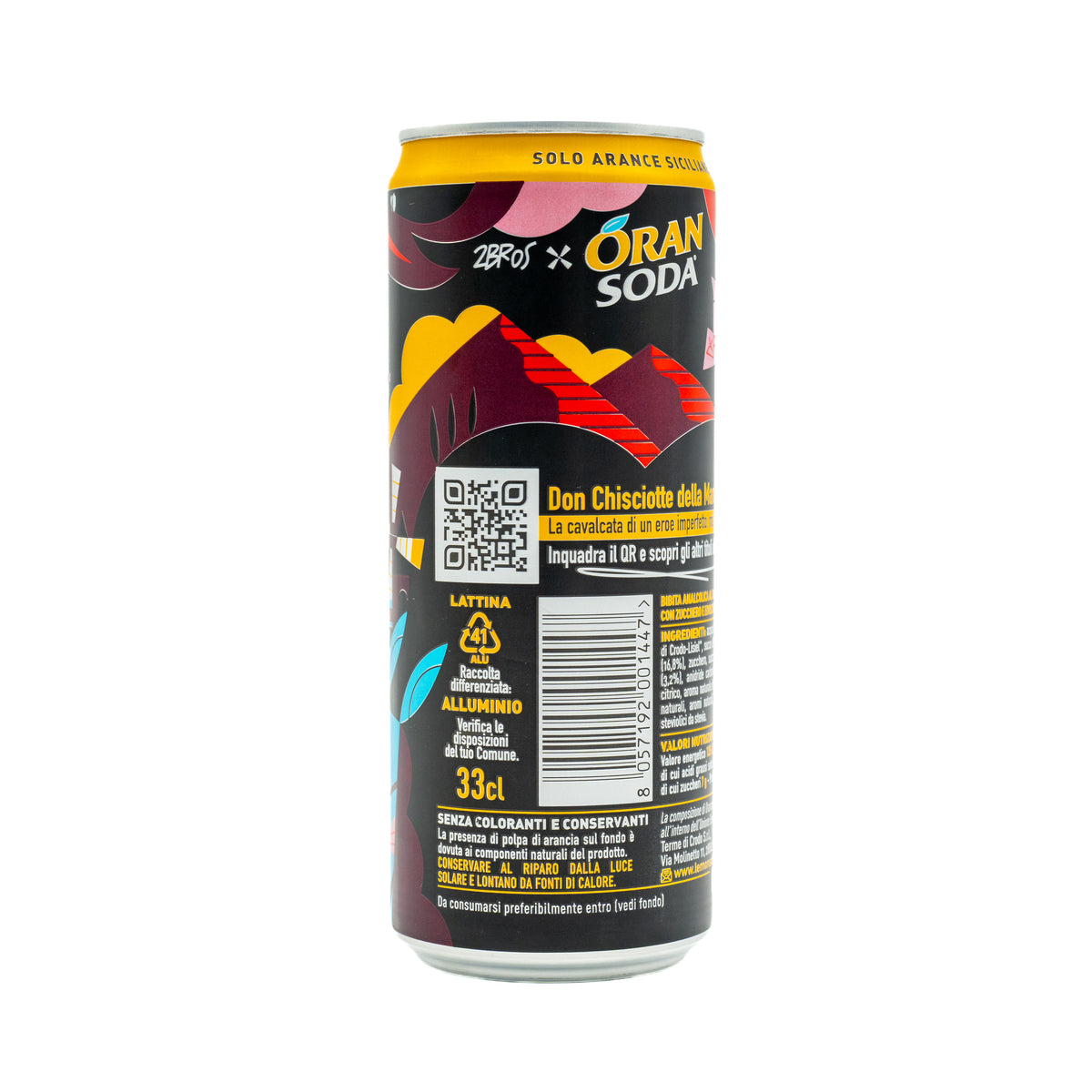 Băutură carbogazoasă Crodo Oransoda cu portocale, 330 ml
