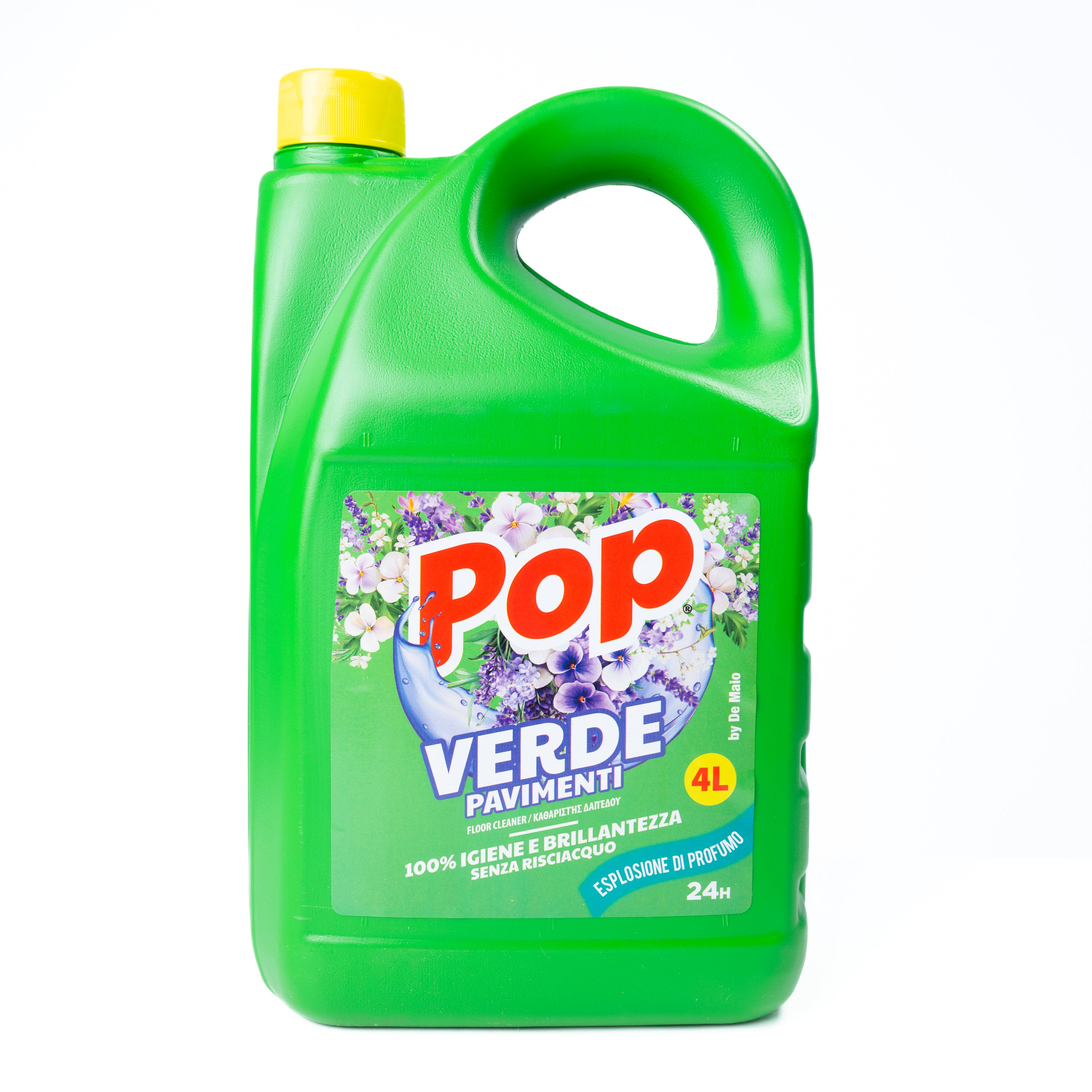 Detergent pentru pardoseli POP verde Pavimenti, 4 L