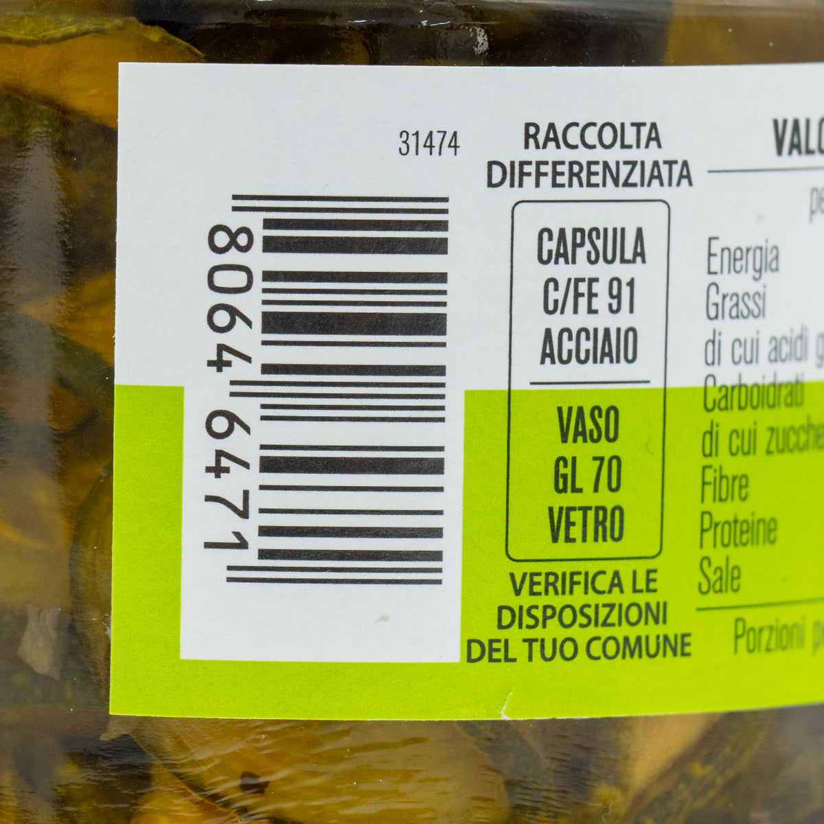 Dovlecei alla Caprese în ulei D’Amico, 280 g