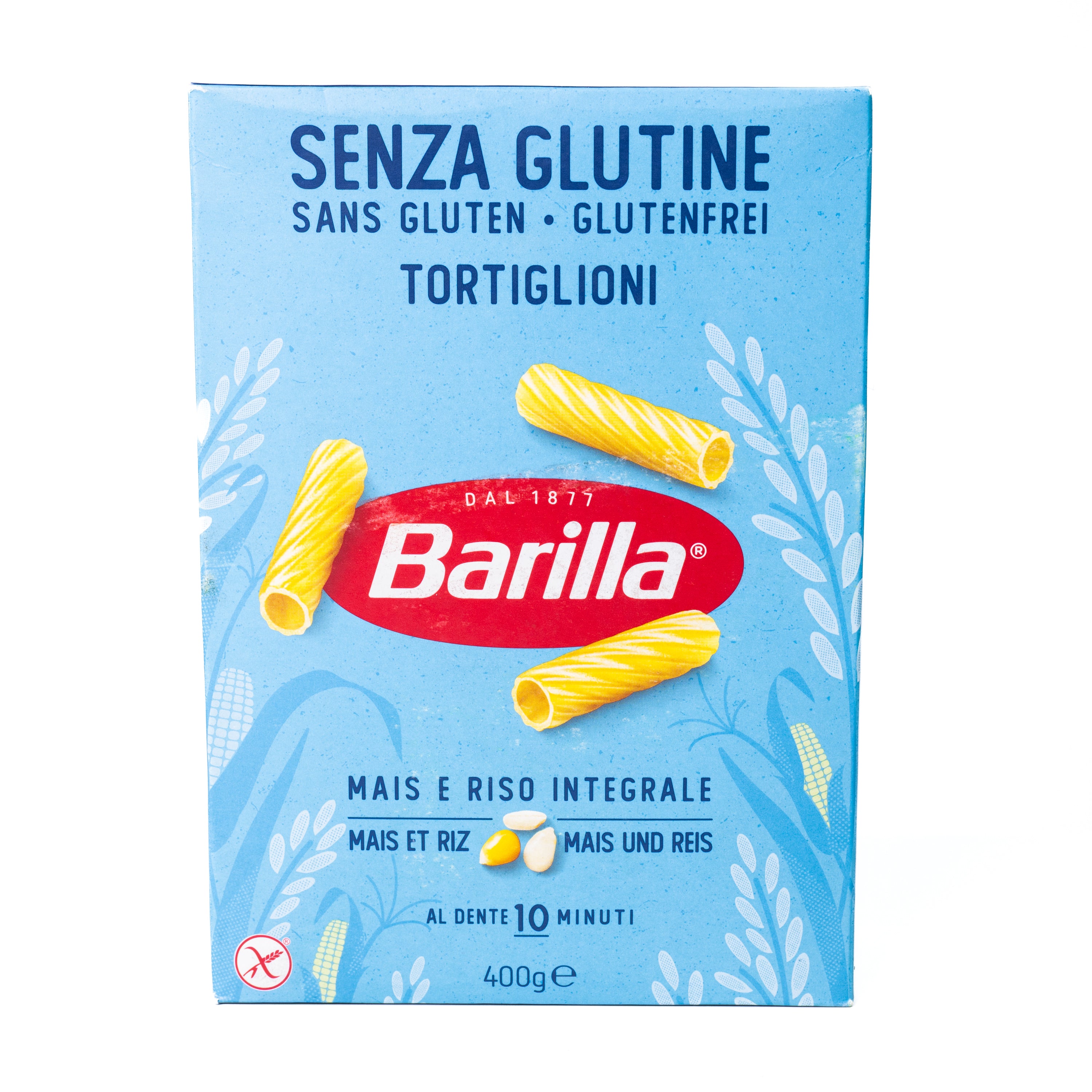 Tortiglioni fără gluten Barilla, 400 g