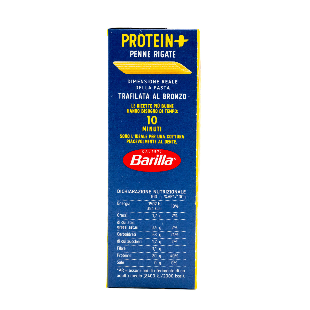 Paste Protein+ Penne Rigate Barilla, 400 g