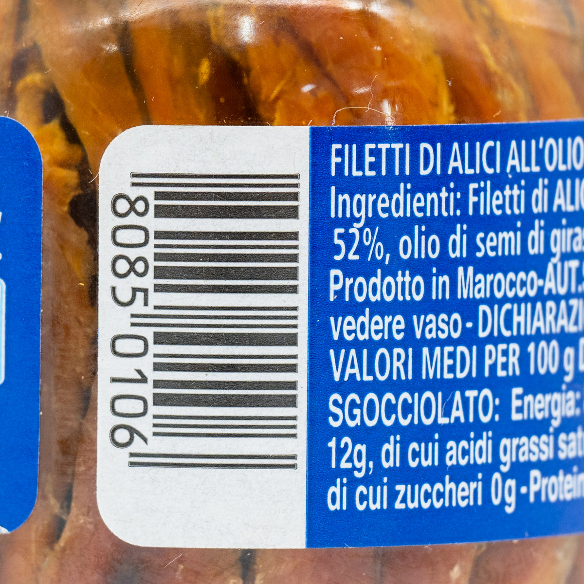 Fileuri de anșoa în ulei de floarea-soarelui Donzela, 155 g