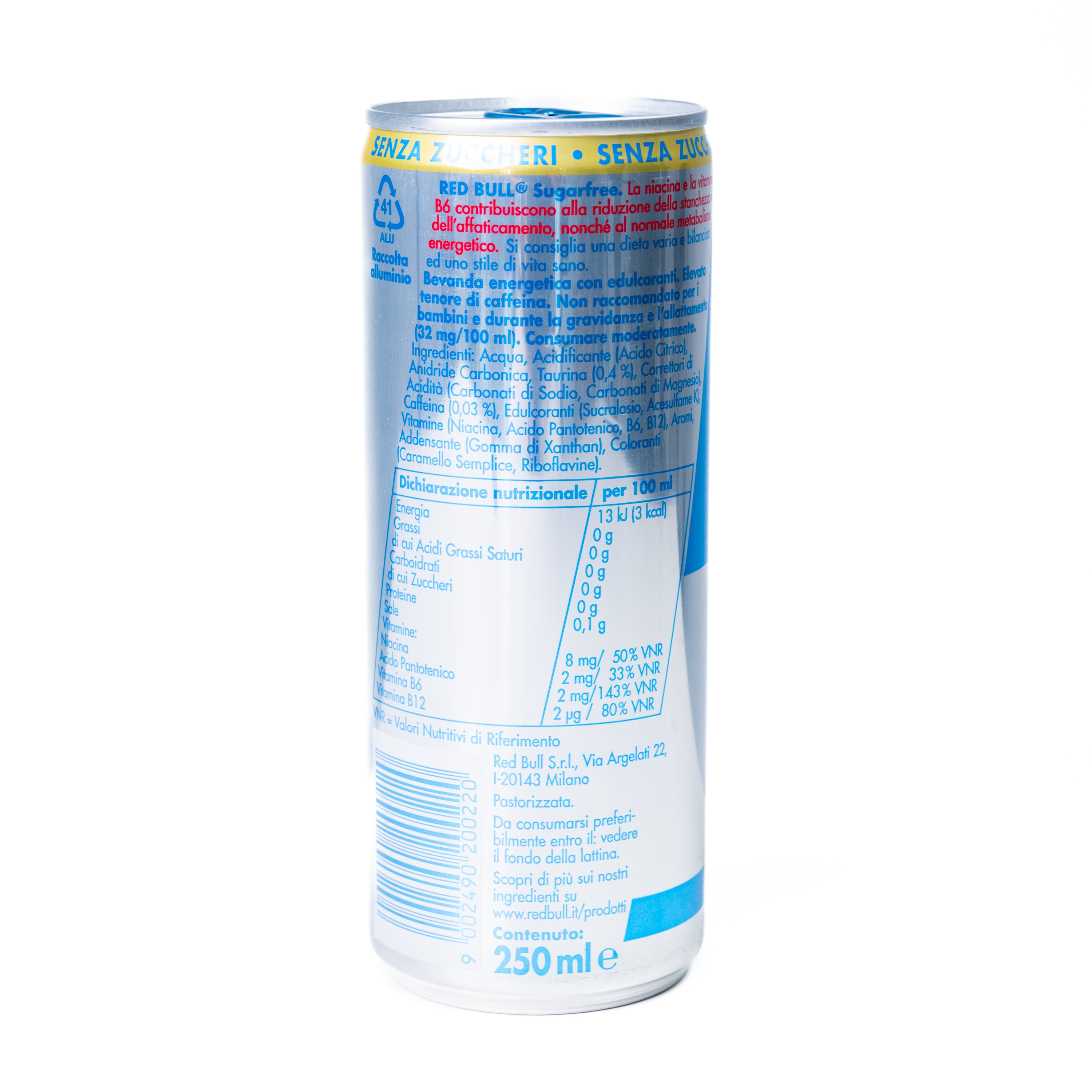Băutură Red Bull Sugarfree, 250 ml