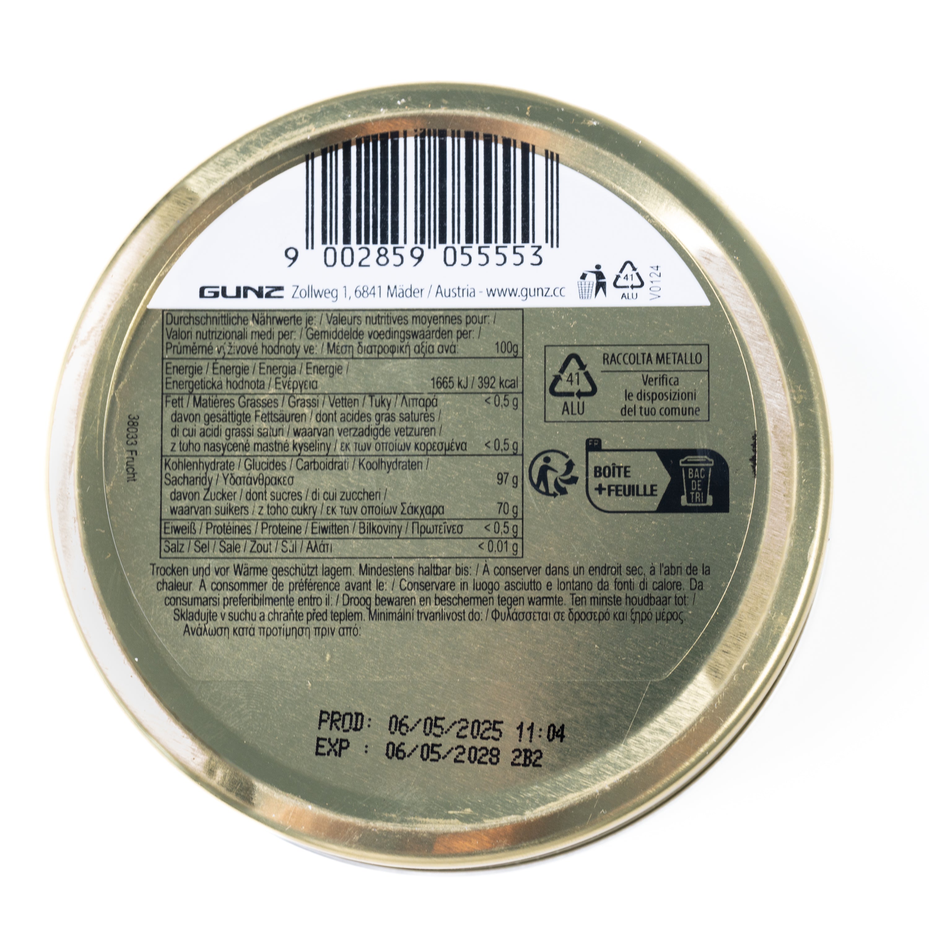 Bomboane Woogie Fine Drops cu fructe Gunz, 200 g