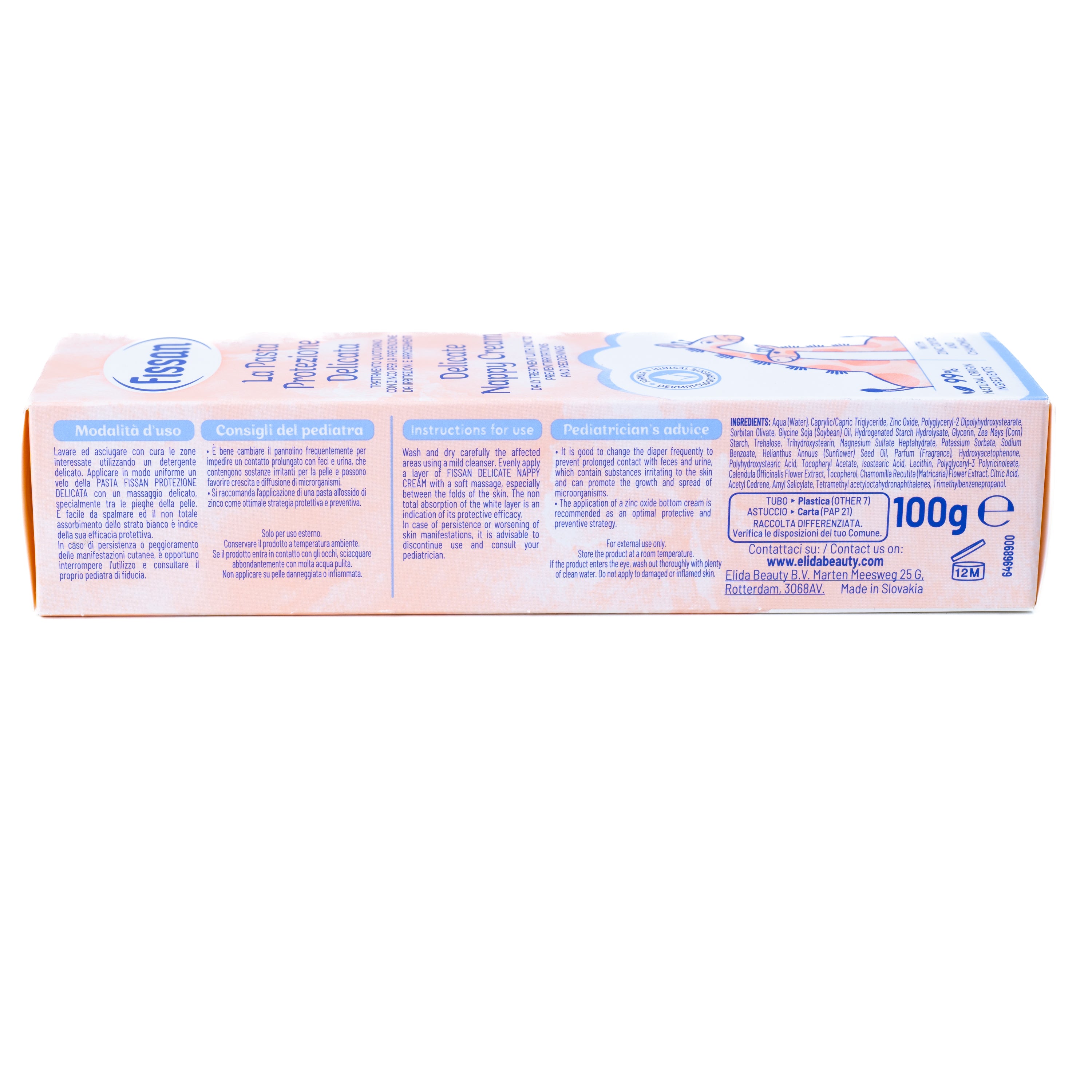Cremă protectoare delicată Fissan, 100 g