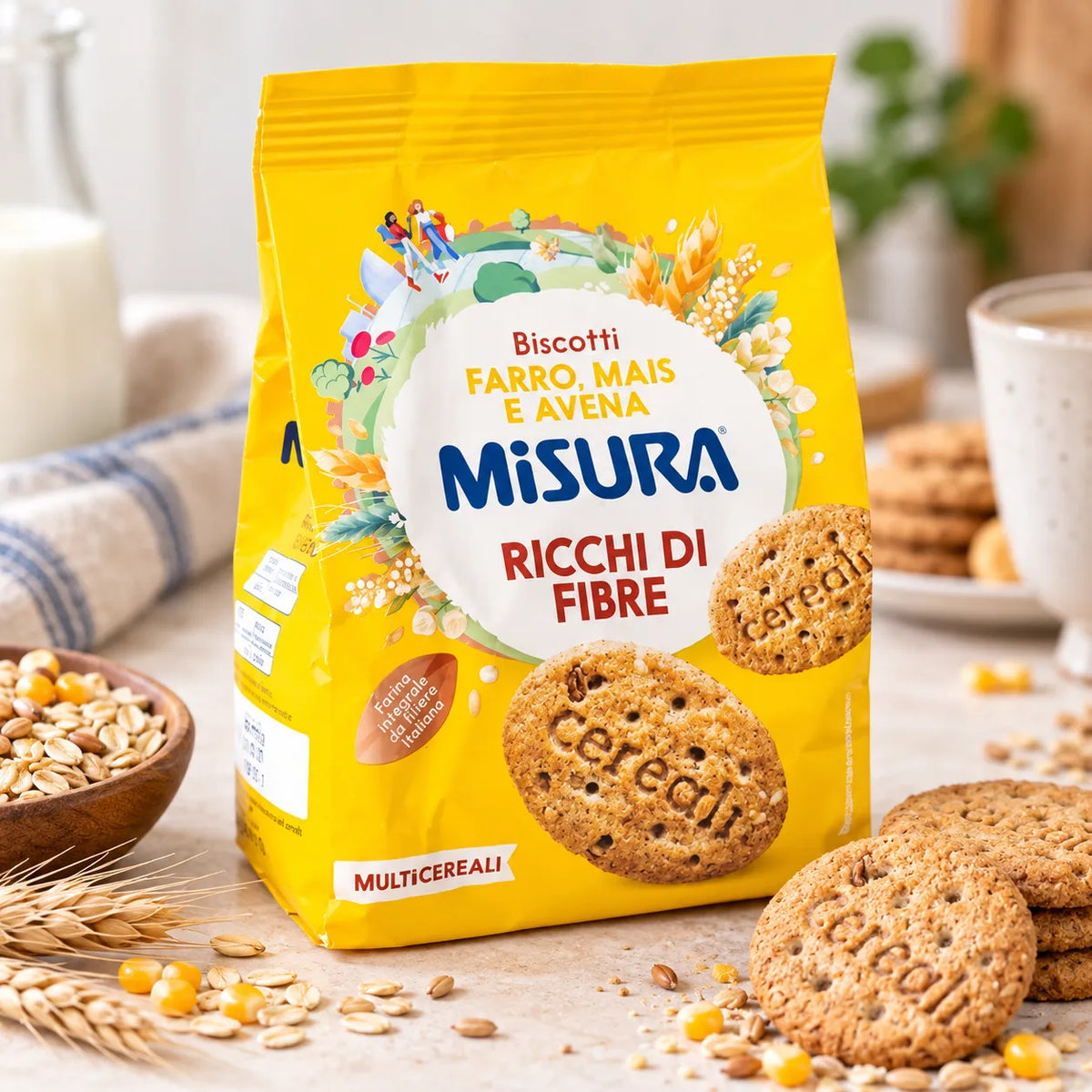 Biscuiți Oro Classici Saiwa, 500 g