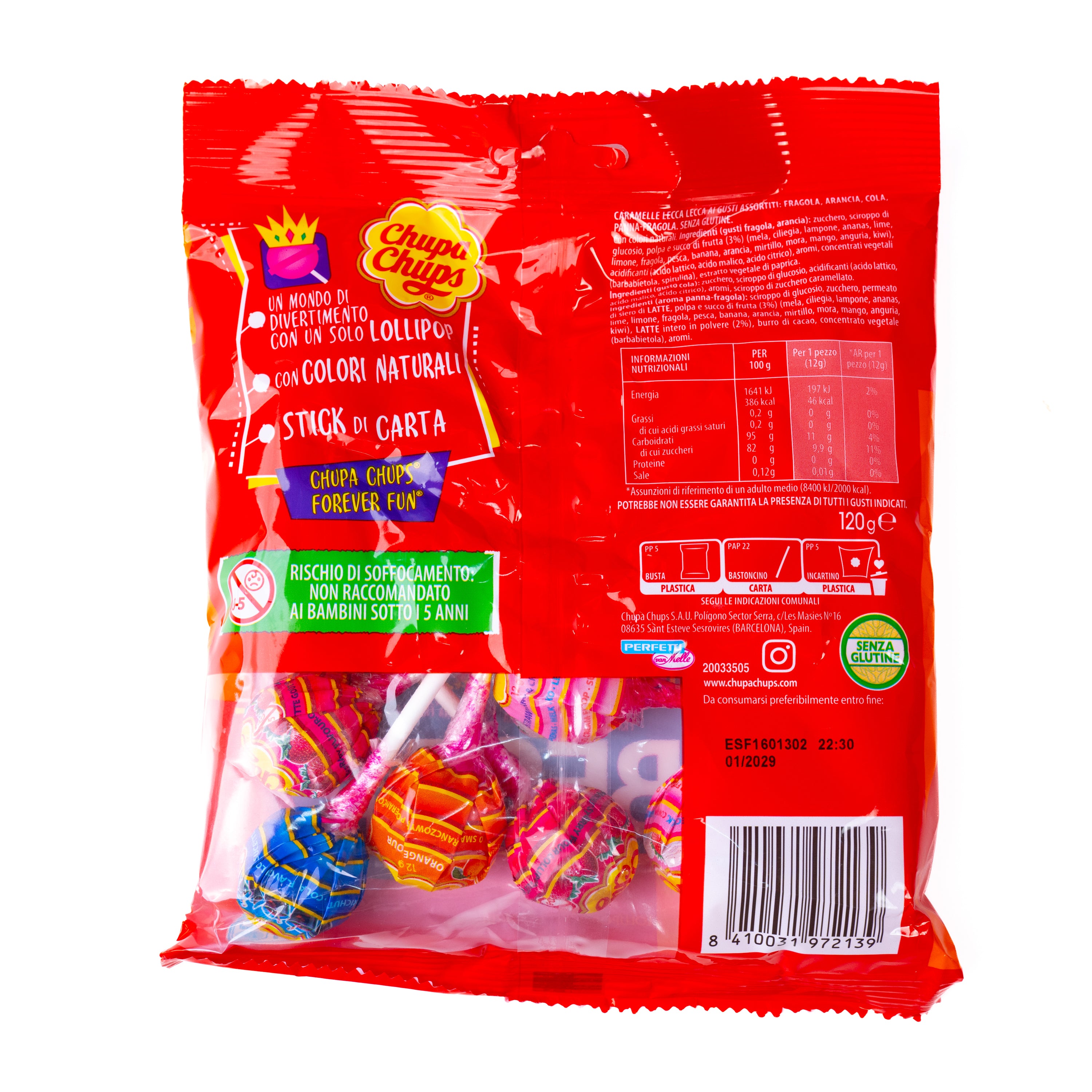 Acadele mix Chupa Chups, 10 bucăți