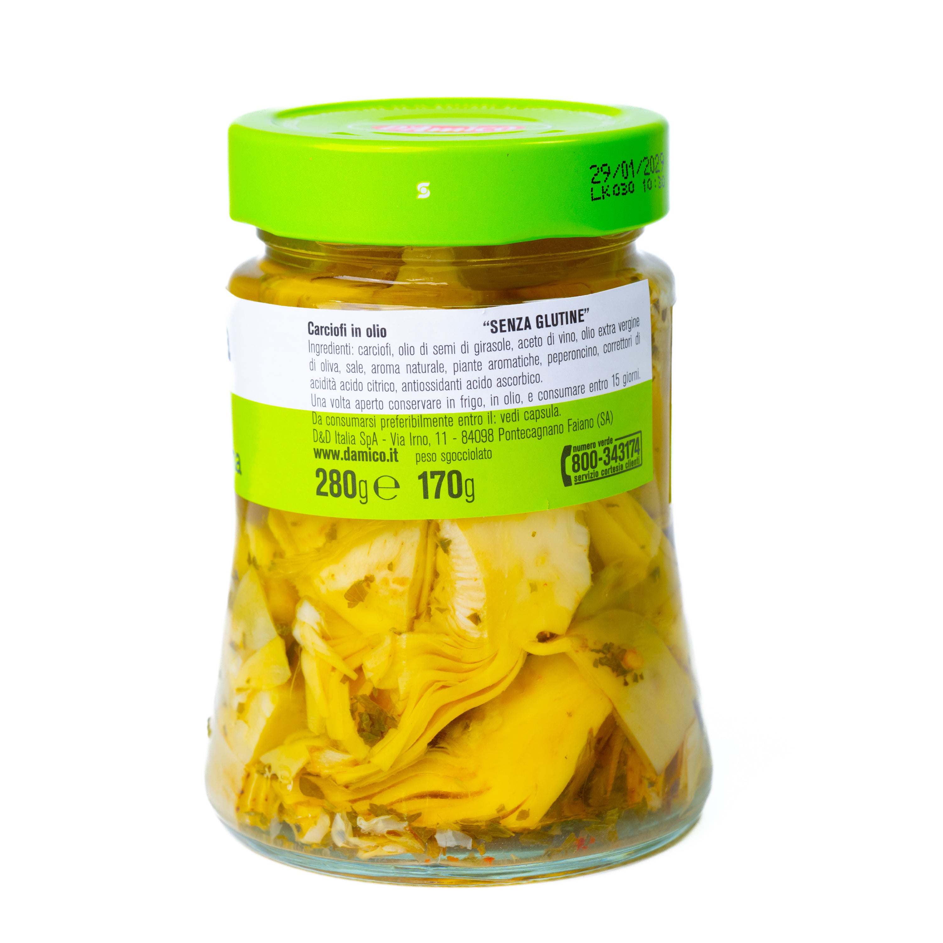 Anghinare în stil roman D'Amico, 280 g