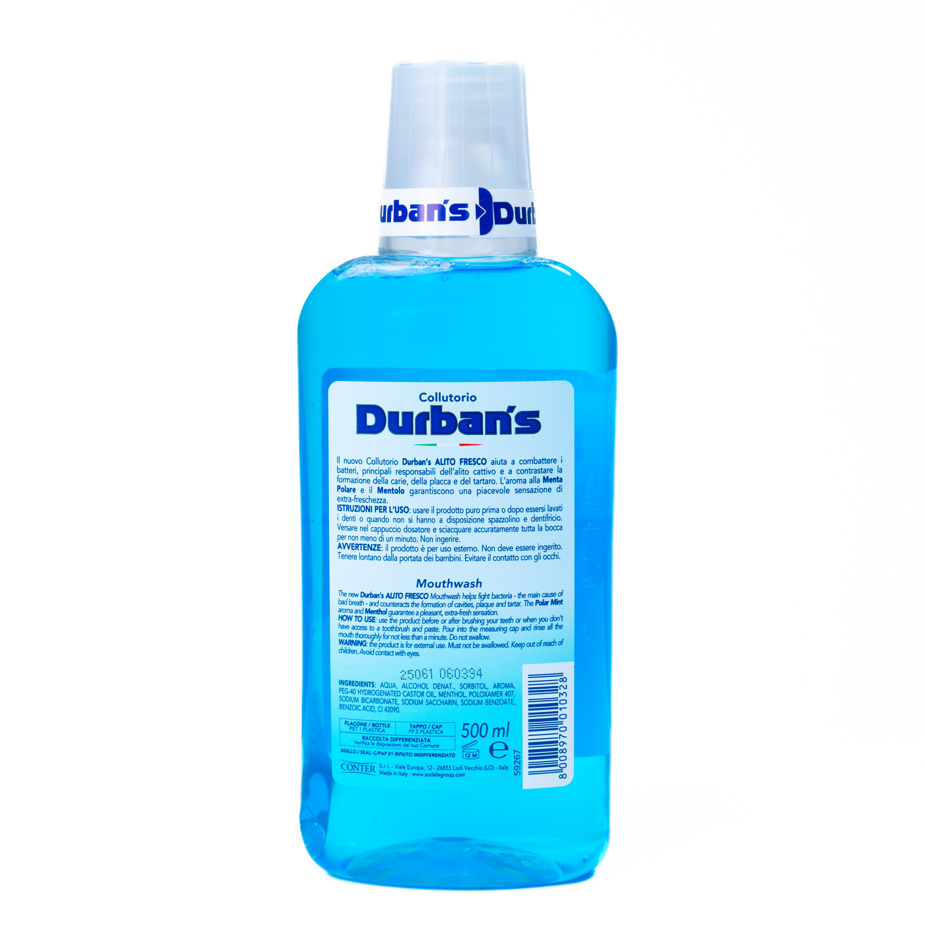 Apă de gură Fresh Breath Durban's, 500 ml