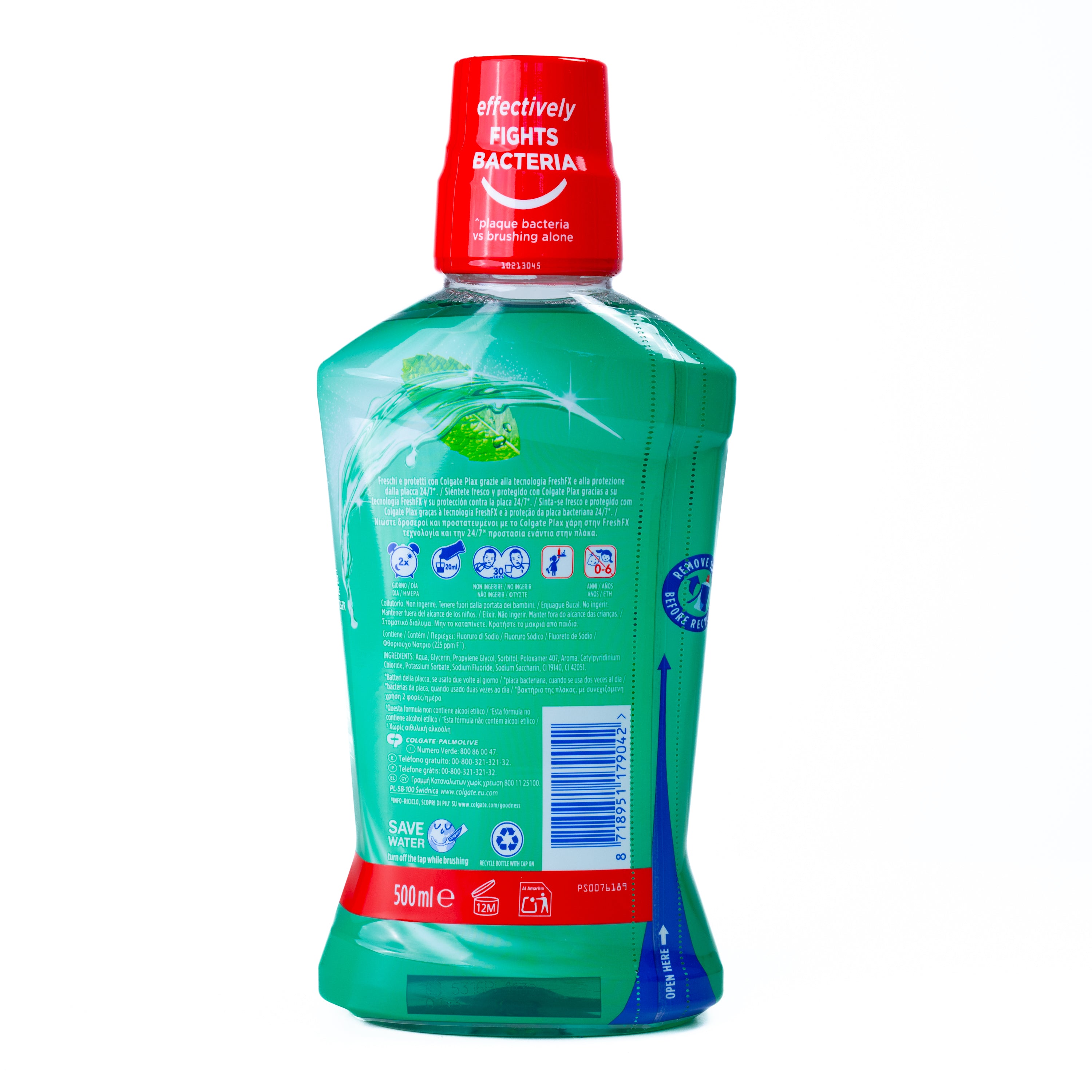 Apă de gură Plax Soft Mint Colgate, 500 ml