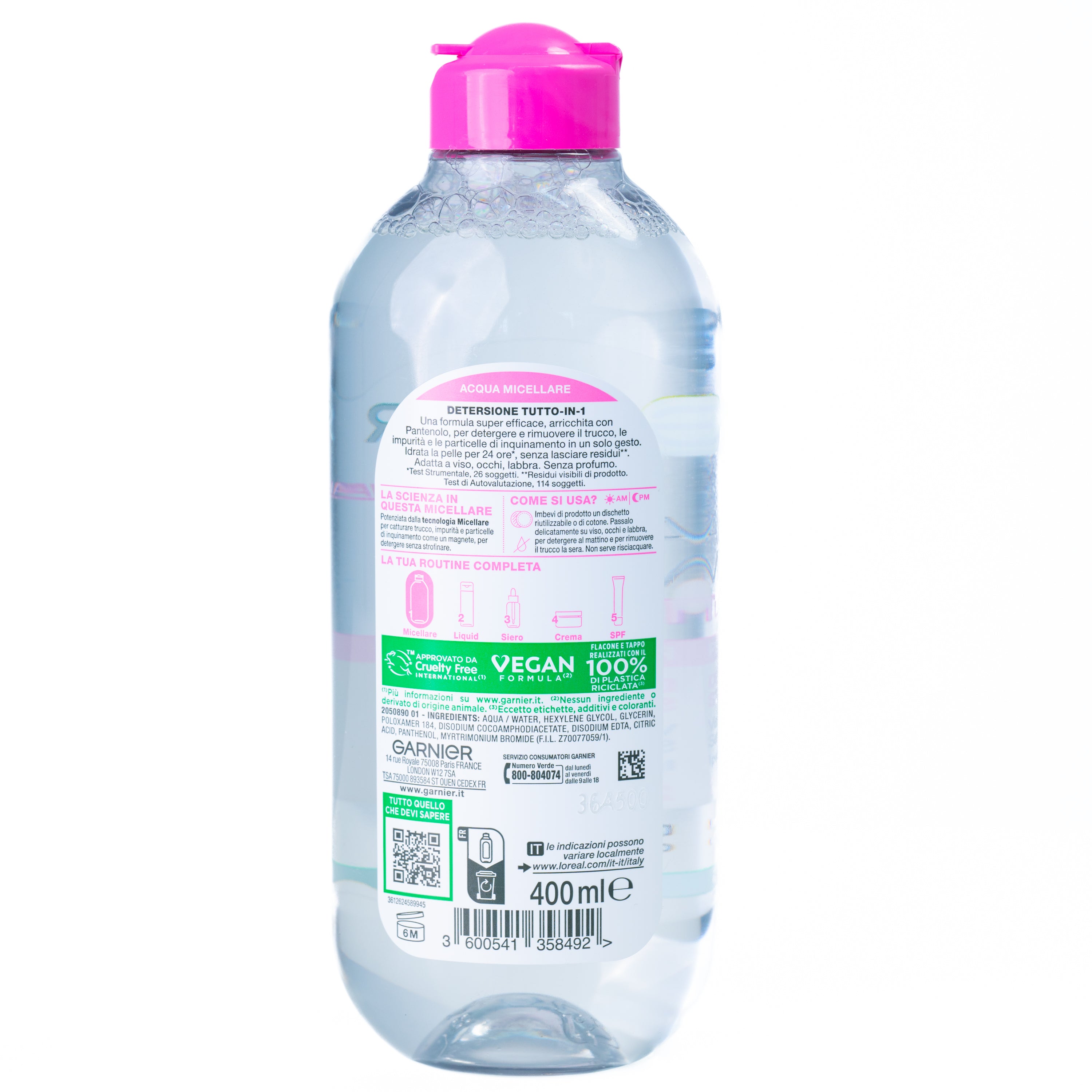 Apă micelară Garnier pentru piele sensibilă, 400 ml