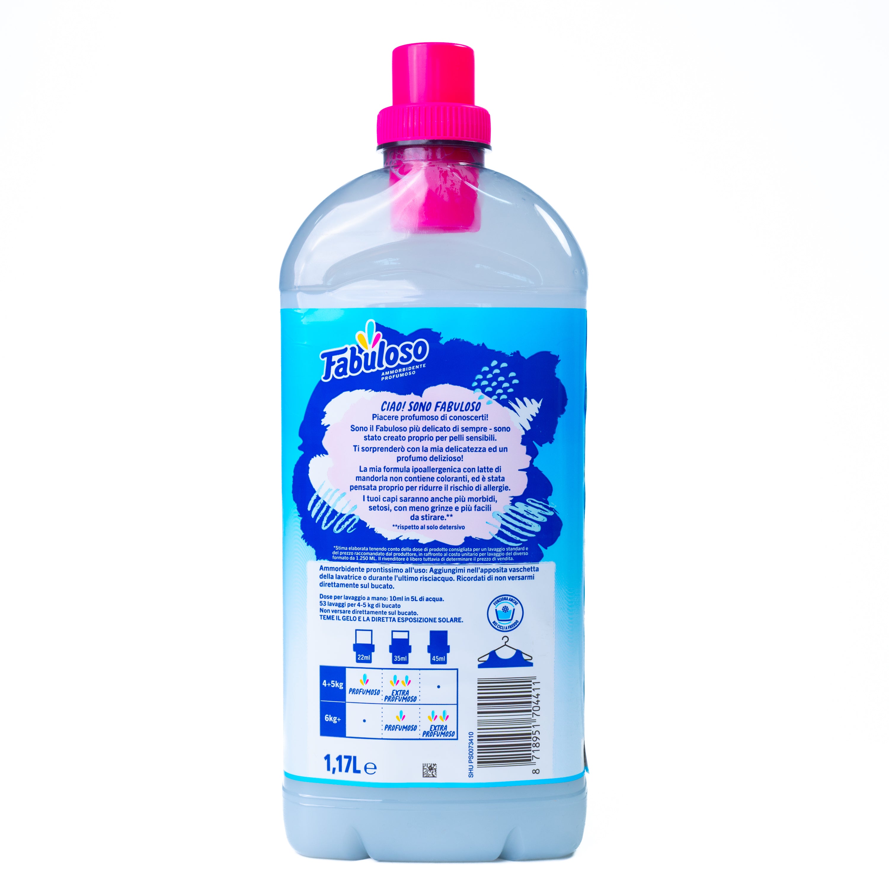 Balsam concentrat Fabuloso hipoalergenic, 53 spălări, 1,17 L