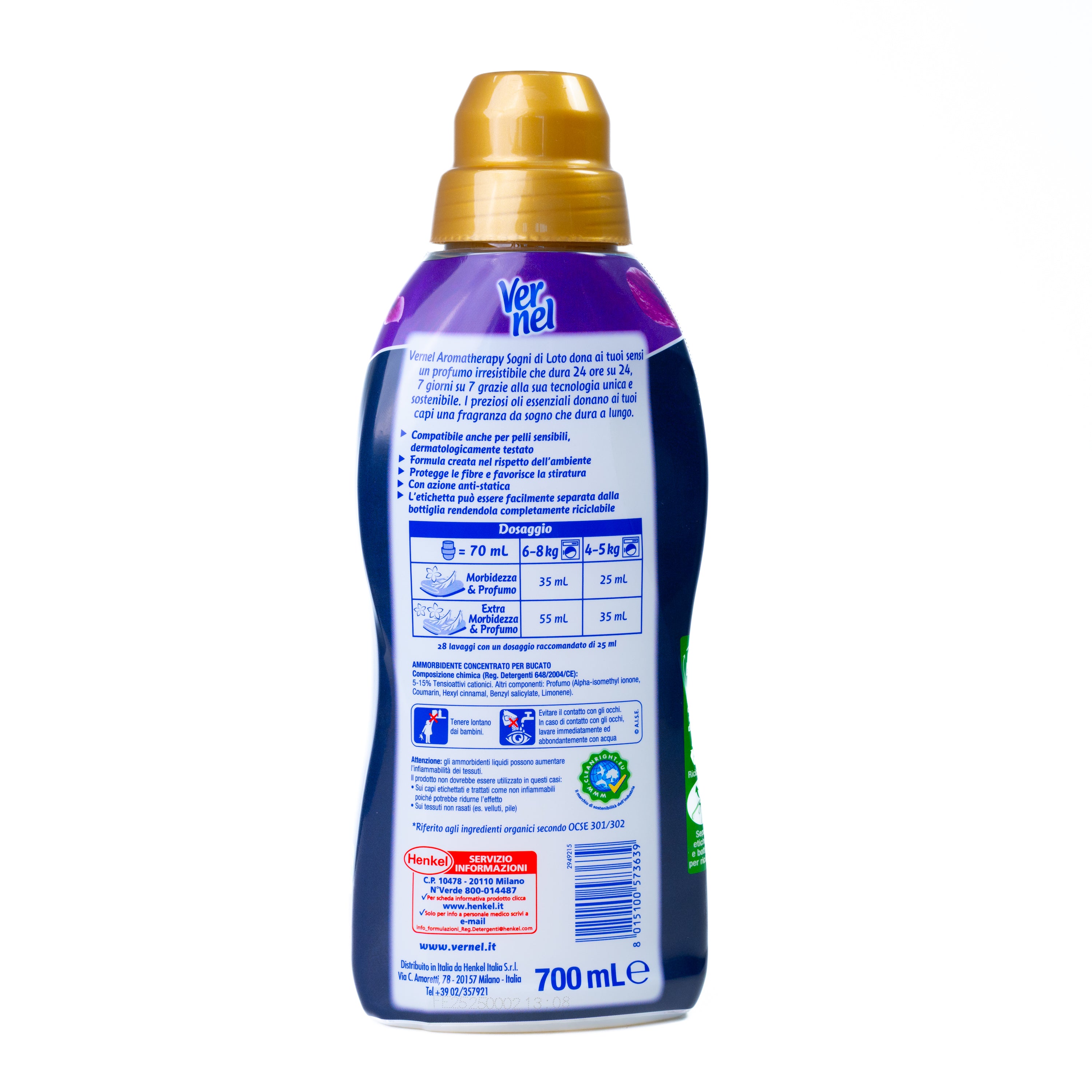 Balsam concentrat Nero e Patchouli Vernel, 700 ml