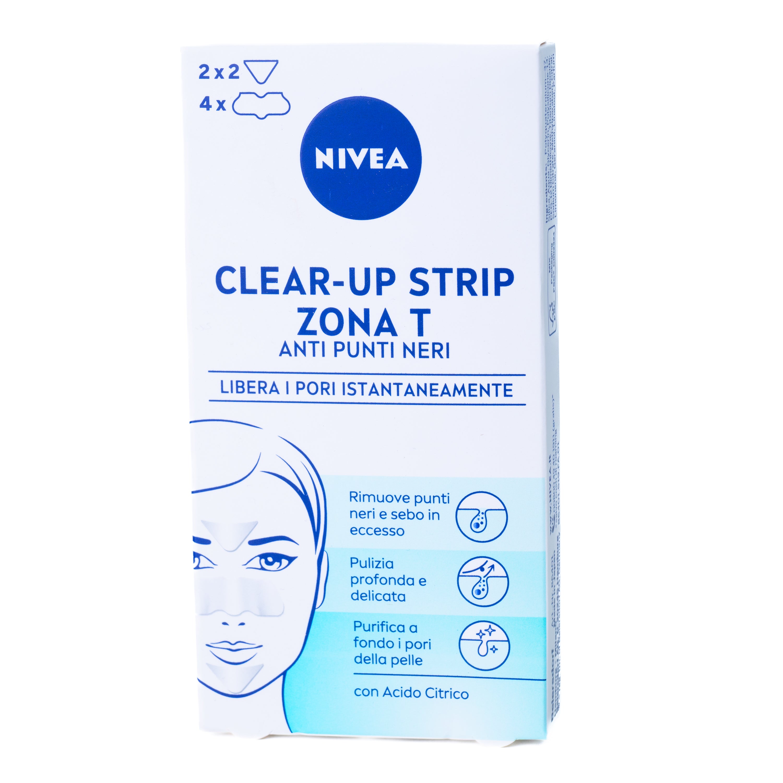 Benzi purificatoare Clear-Up pentru zona T Nivea, 6 bucăți