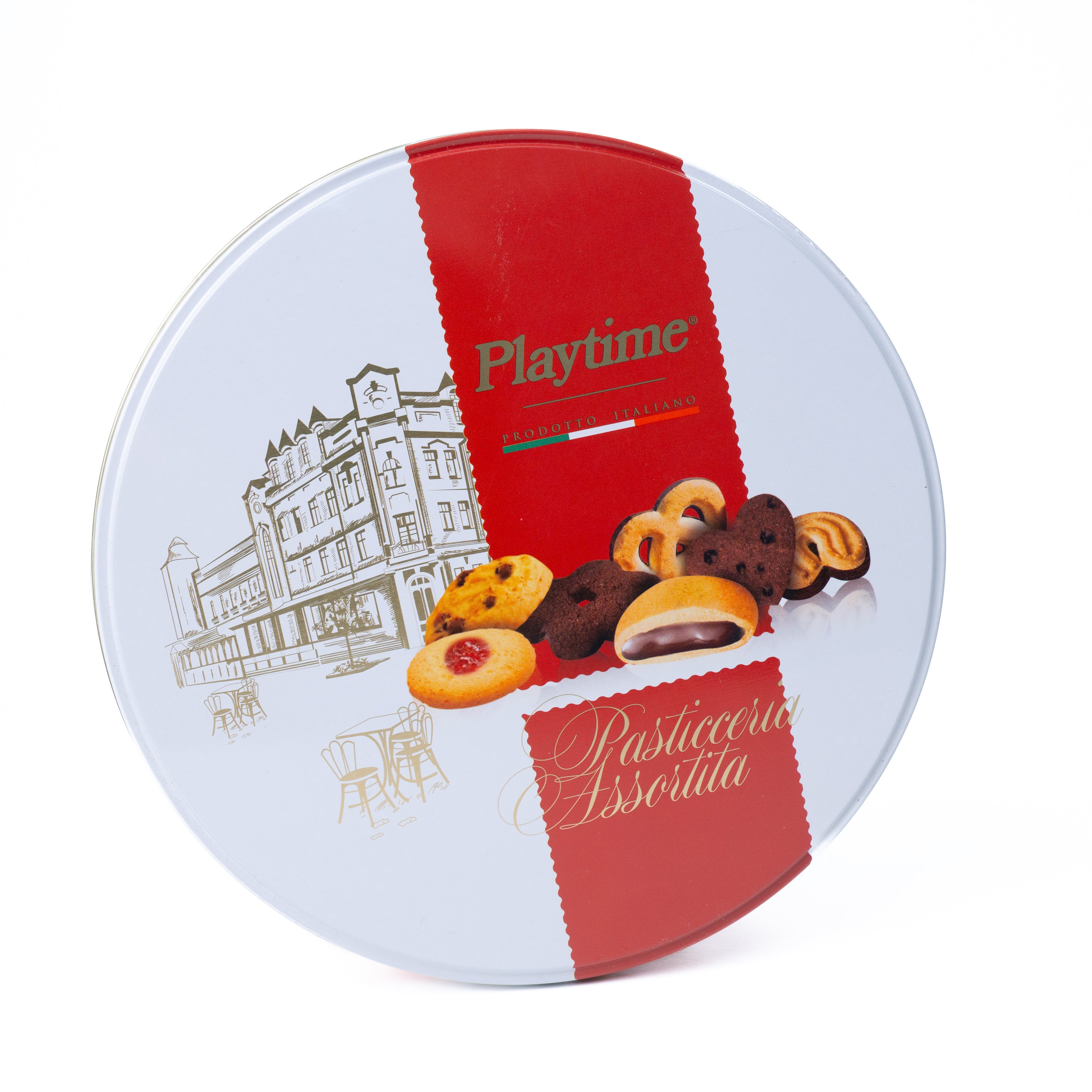 Biscuiți asortați Playtime în cutie metalică, 400 g