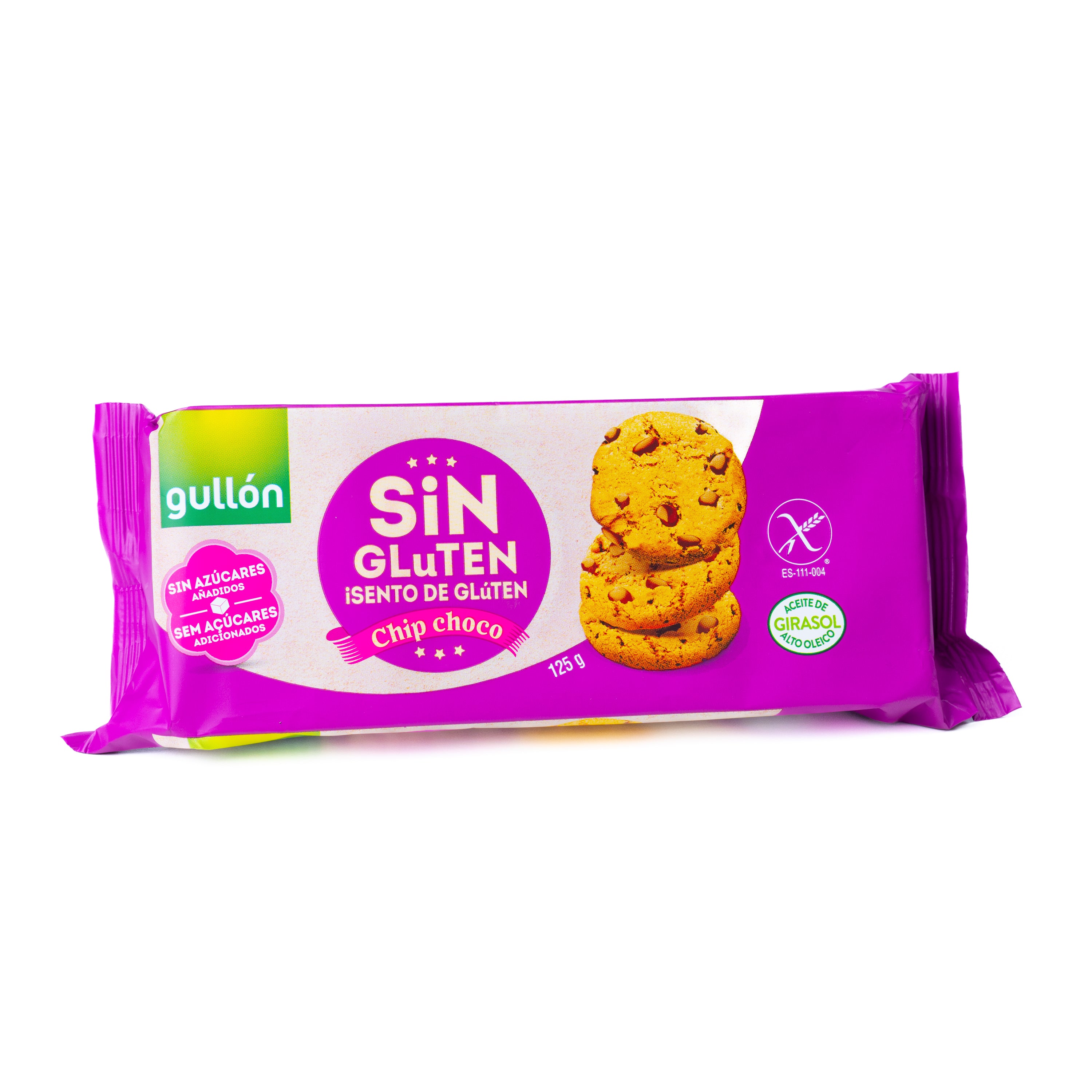 Biscuiți Choco Chips fără gluten Gullón, 130 g