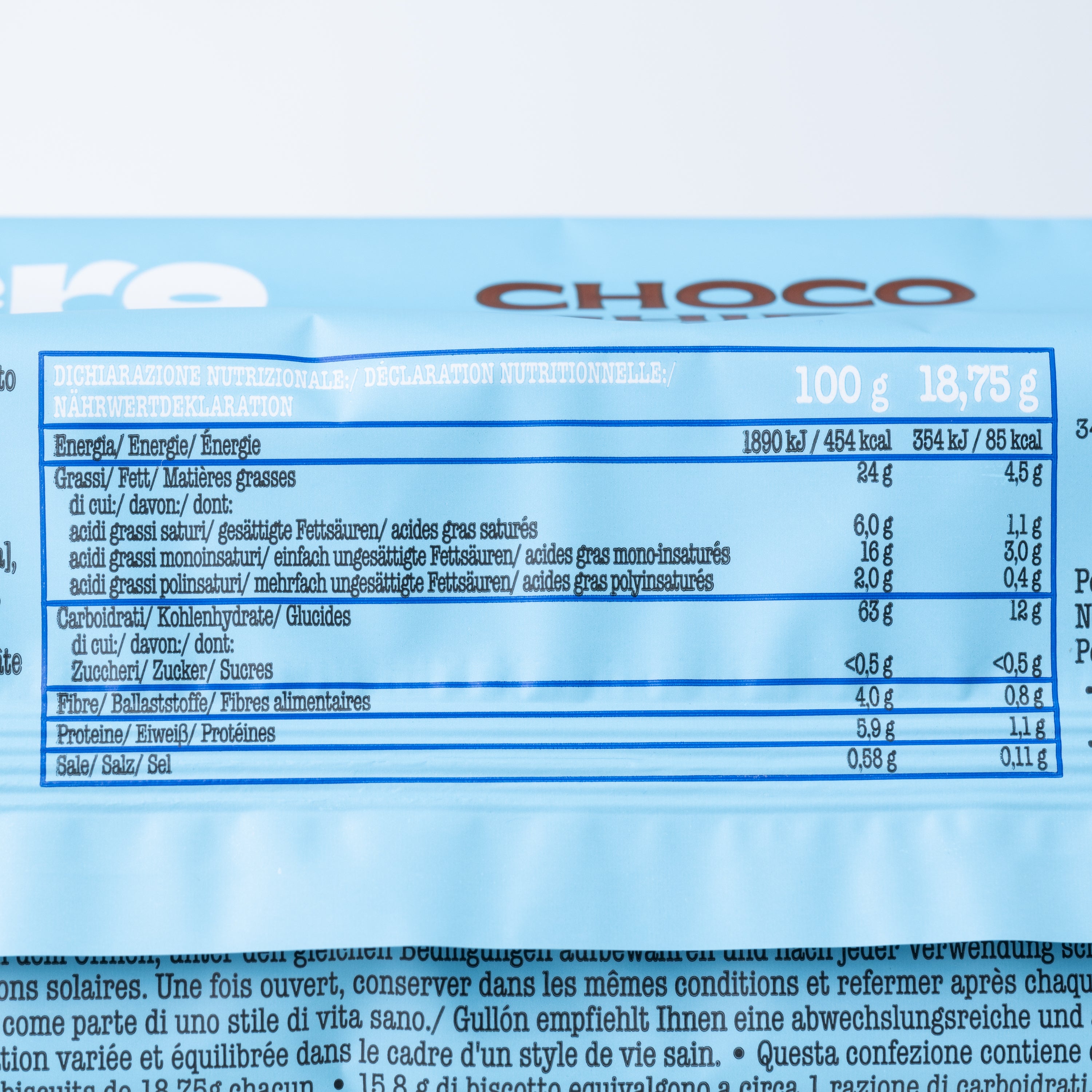 Biscuiți Choco Chips fără zahăr Gullón, 150 g
