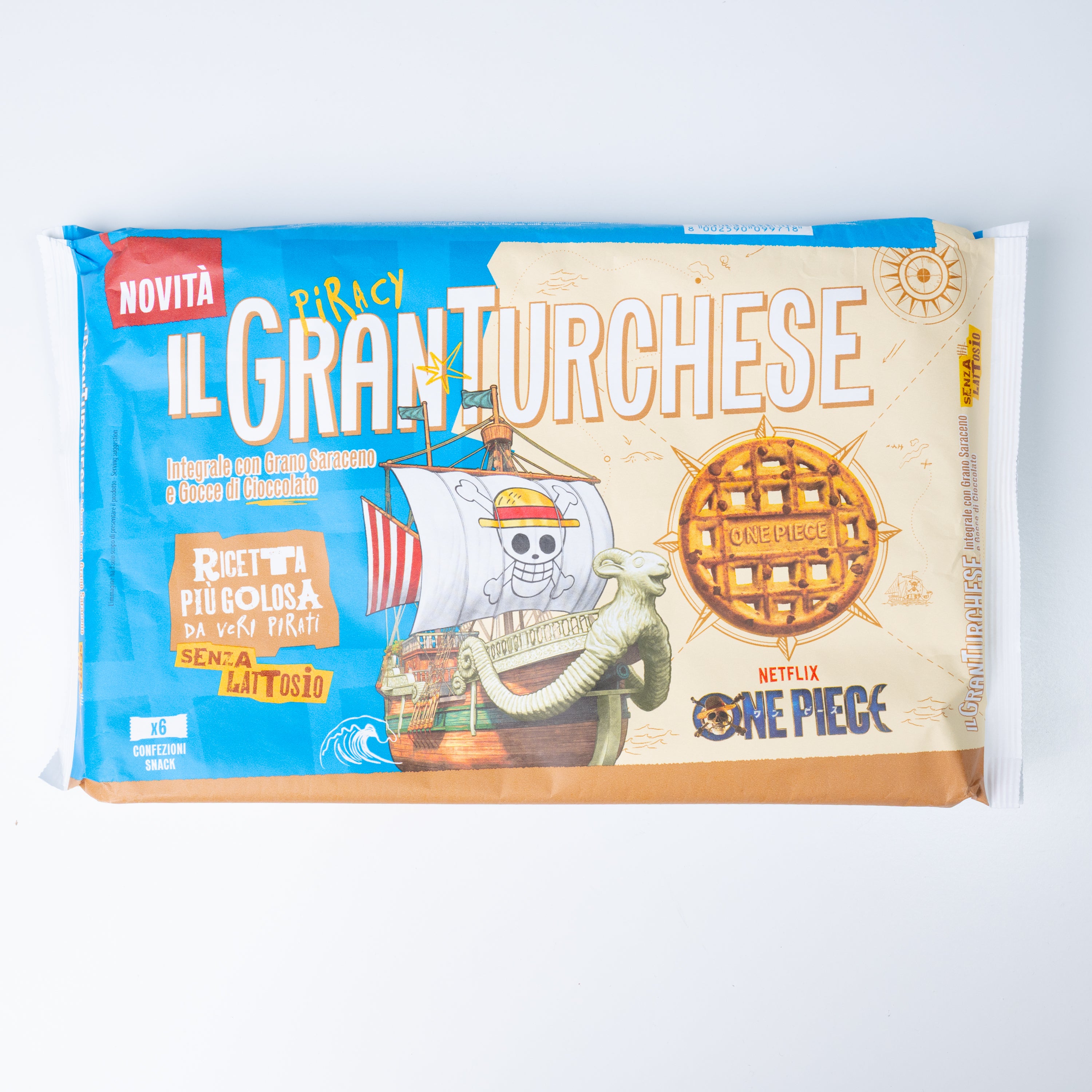 Biscuiți Granturchese integrali cu picături de ciocolată Colussi, 340 g