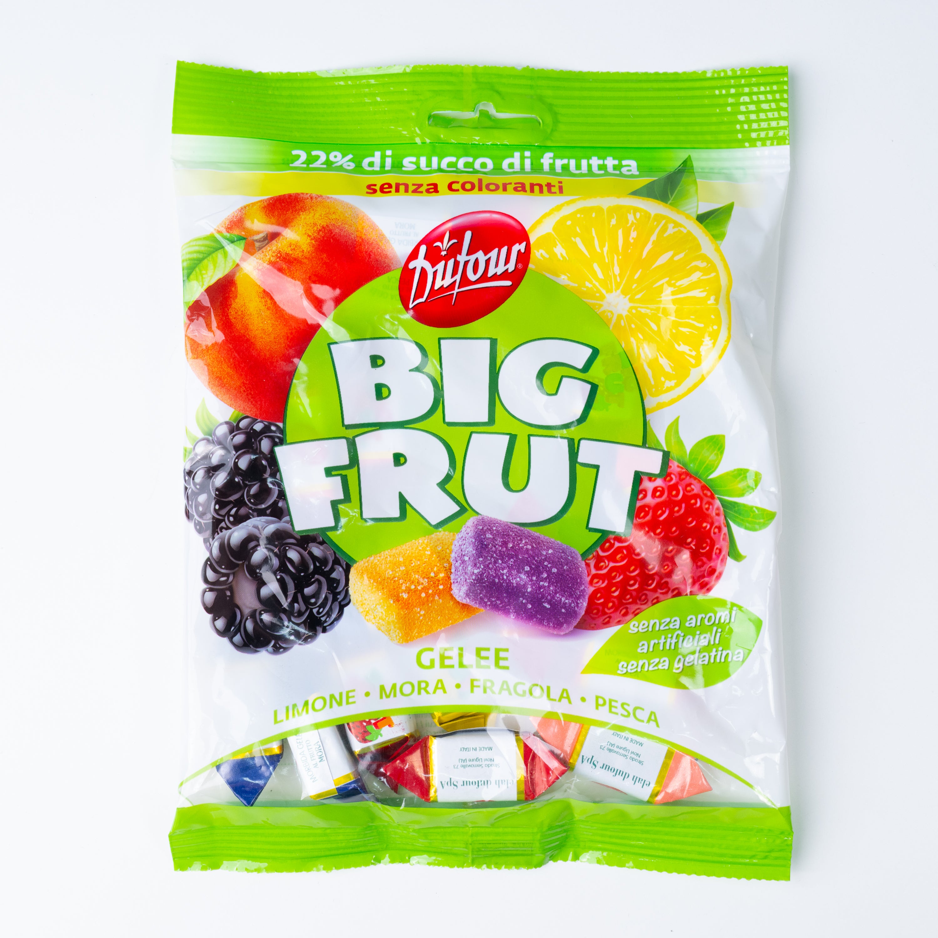 Bomboane fructe mediteraneene Big Fruit Elah Dufour, 150 g