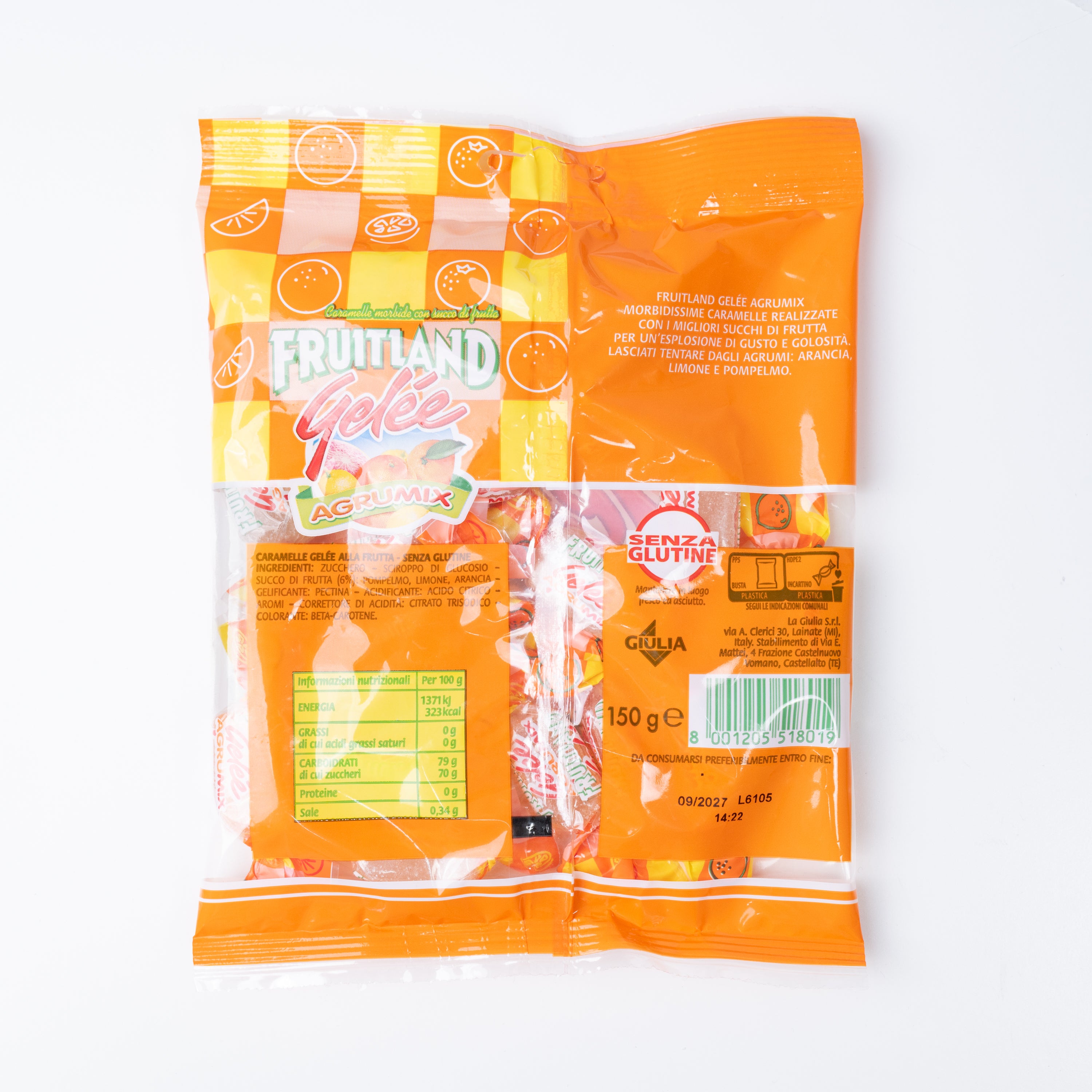 Bomboane jeleu Agrumix citrice La Giulia, 150 g