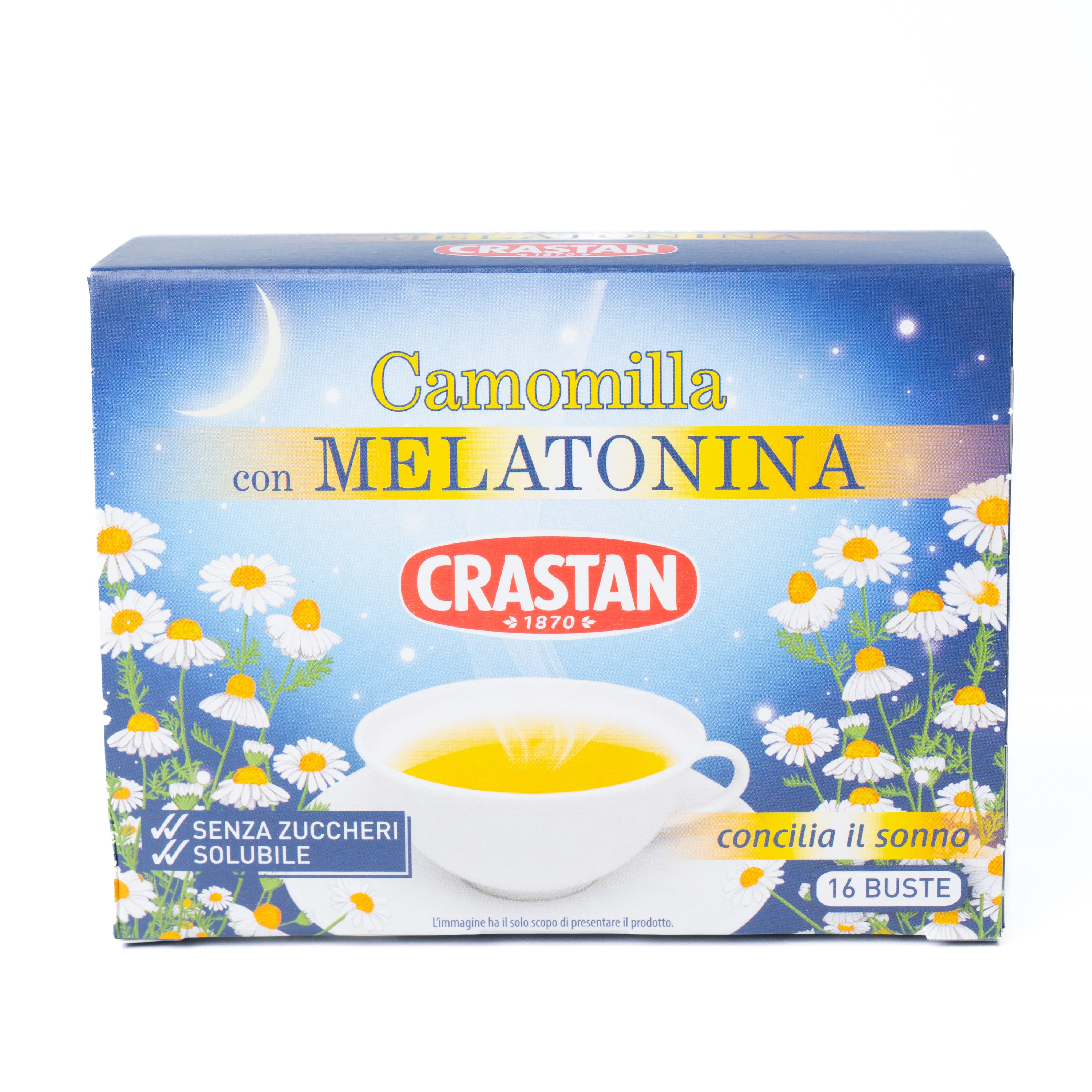 Ceai de mușețel cu melatonină Crastan, 64 g