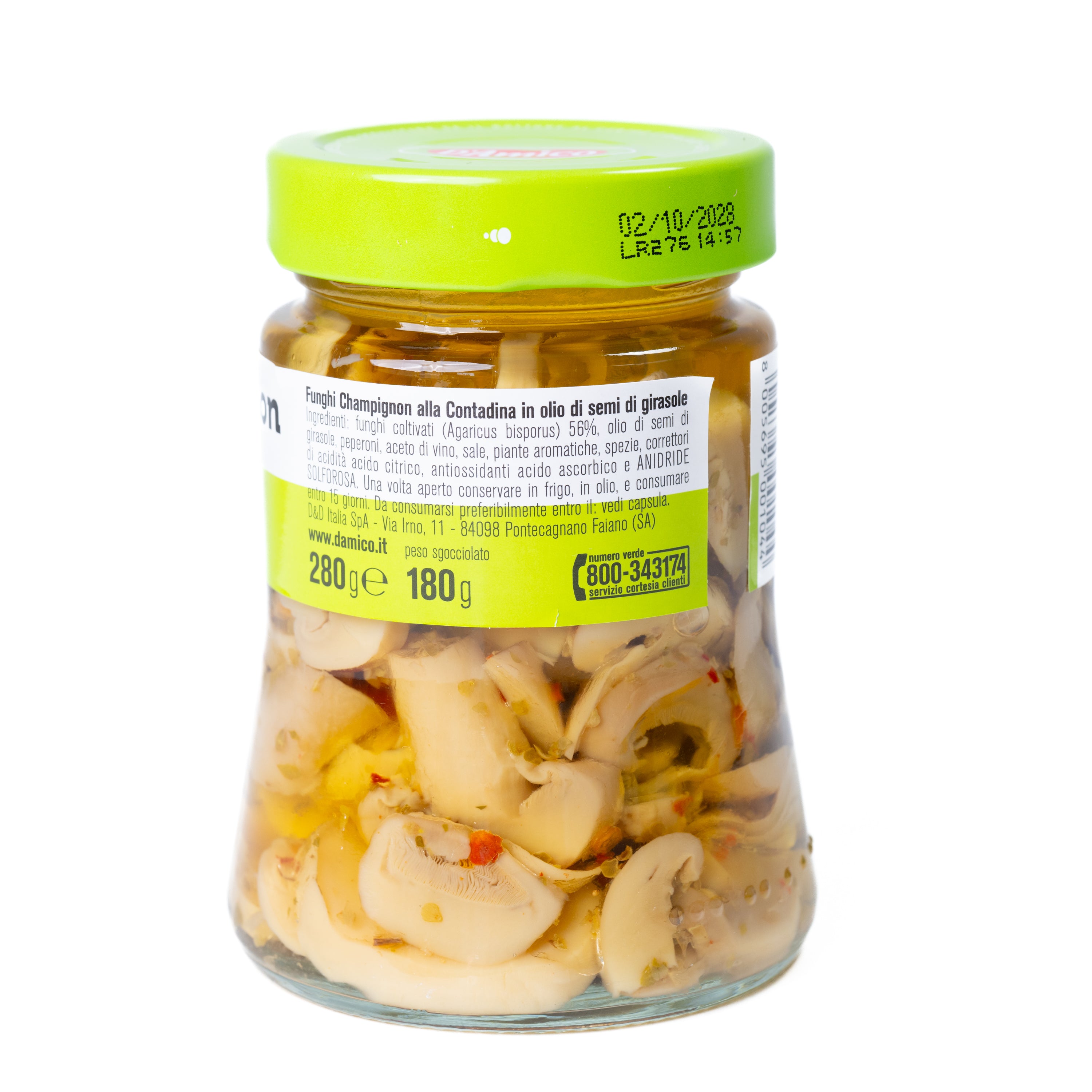 Ciuperci champignon D'Amico Contadina, 280 g