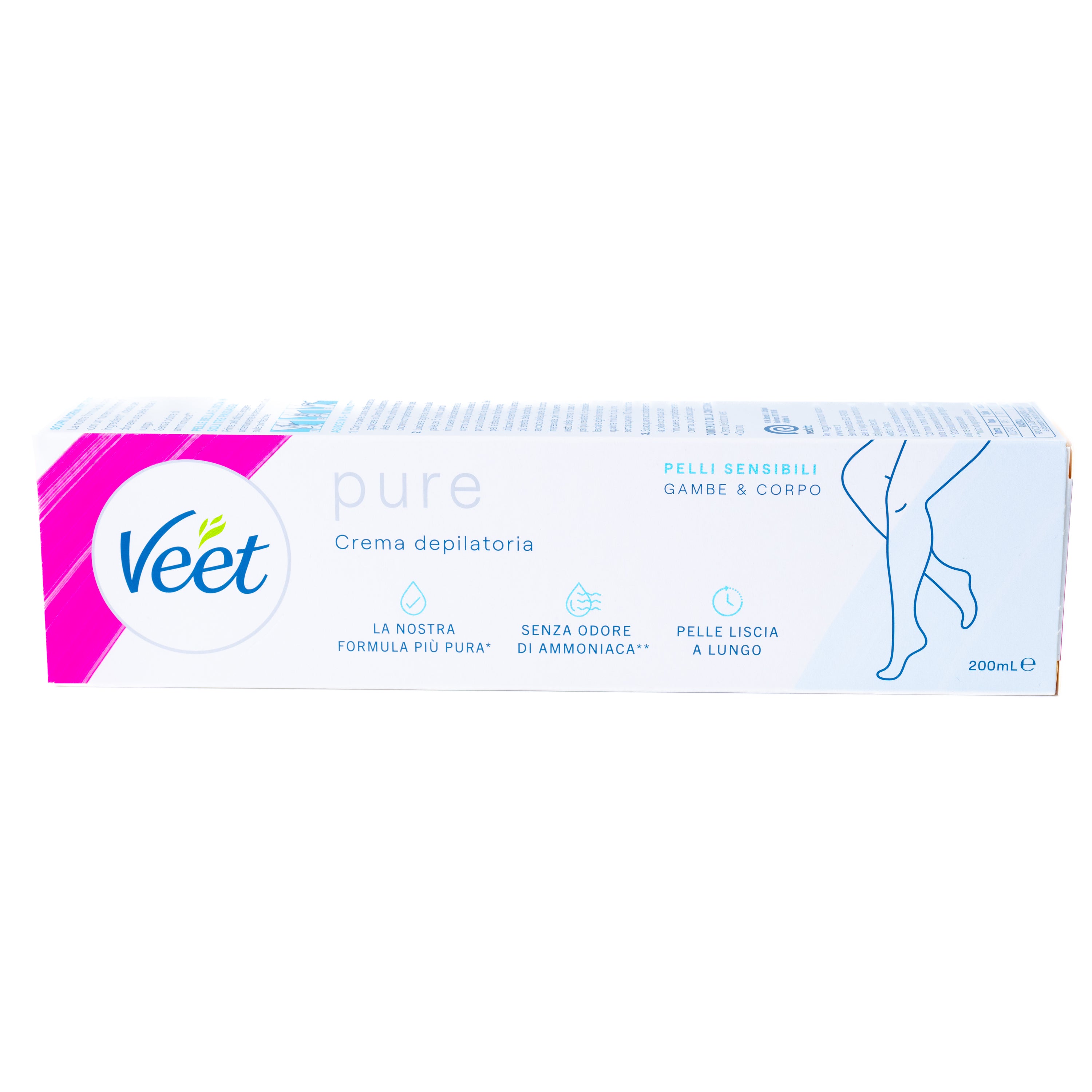 Cremă depilatoare pentru corp și picioare piele sensibilă Veet, 200 ml