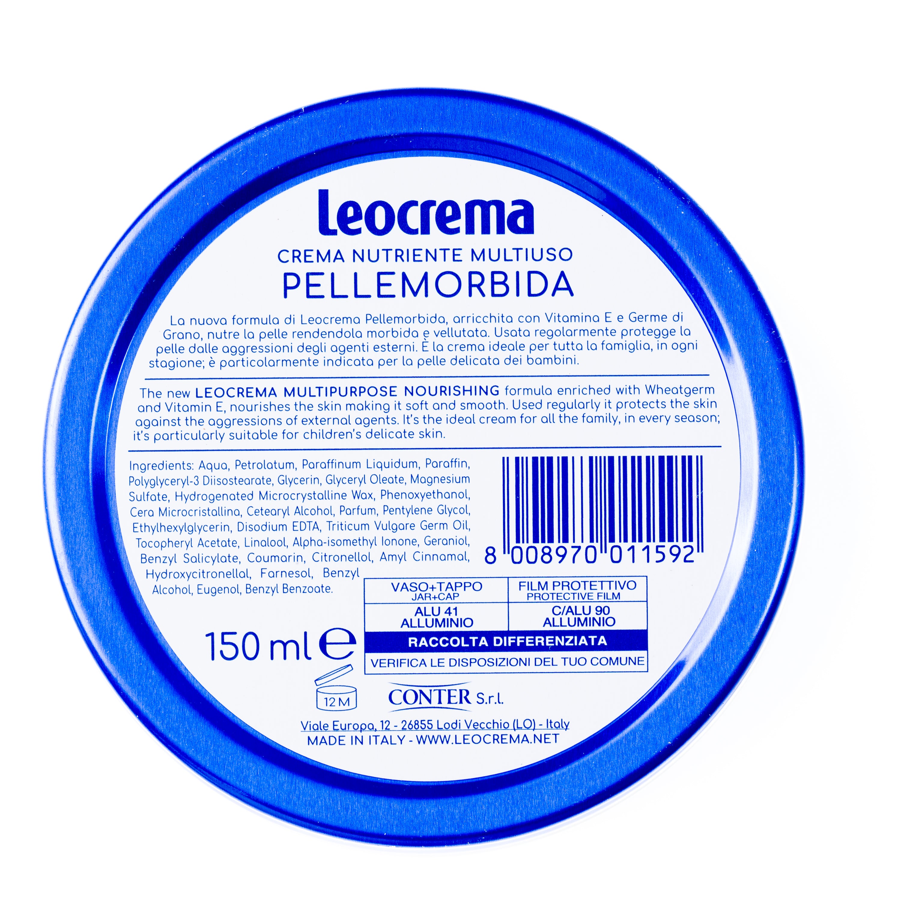 Cremă Pelle Morbida Leocrema, 150 ml