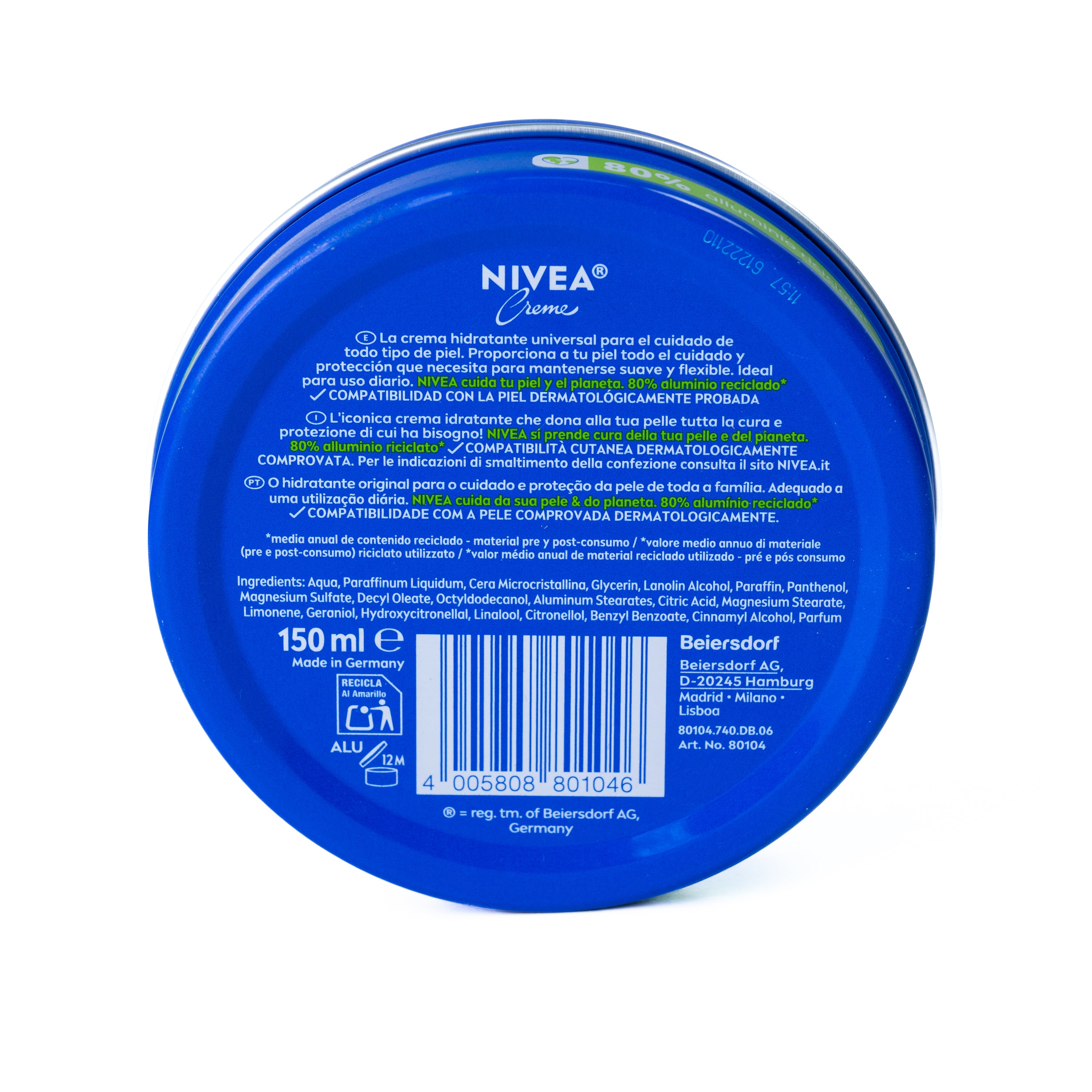 Creme Original Nivea, 150 ml