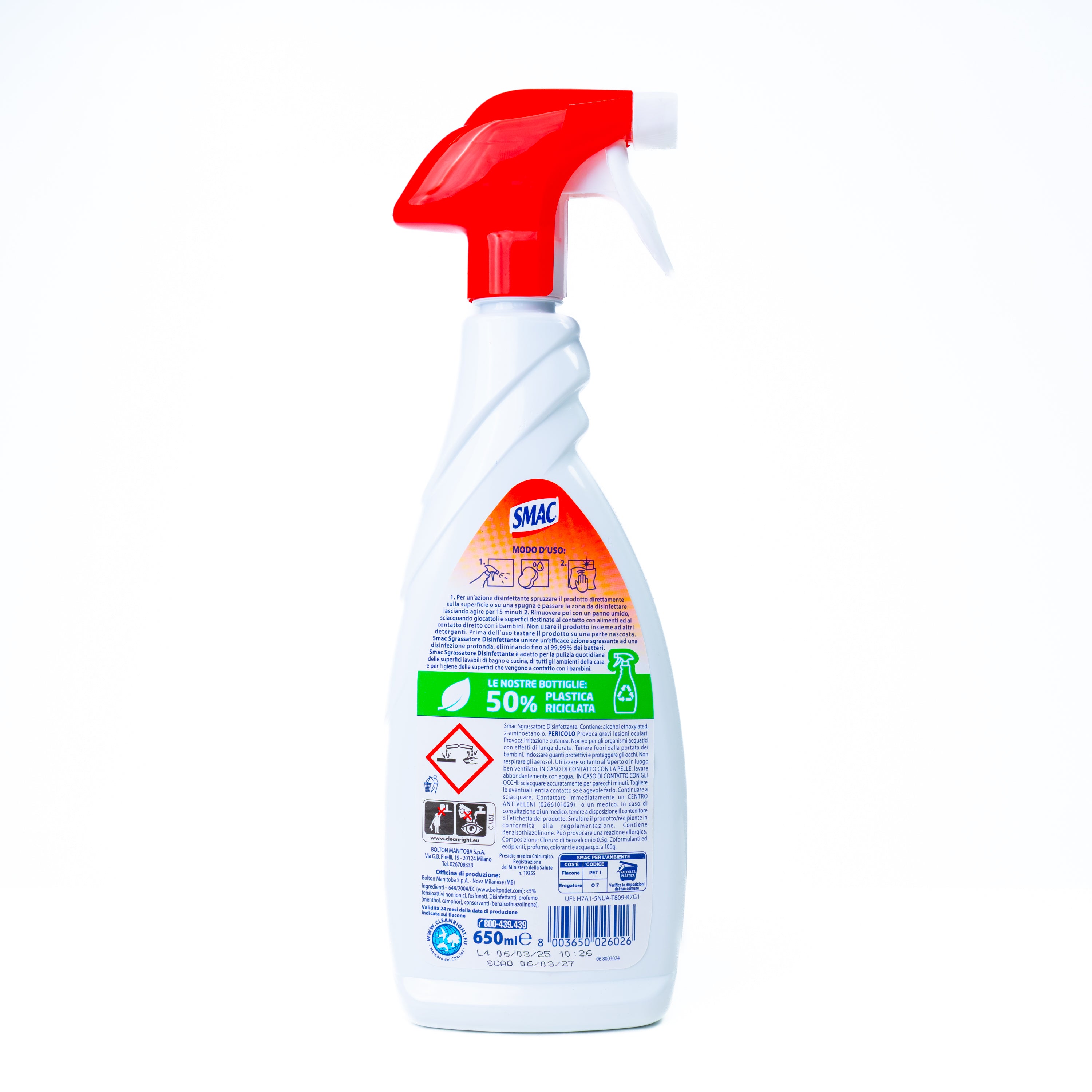 Degresant dezinfectant spray Smac, 650 ml