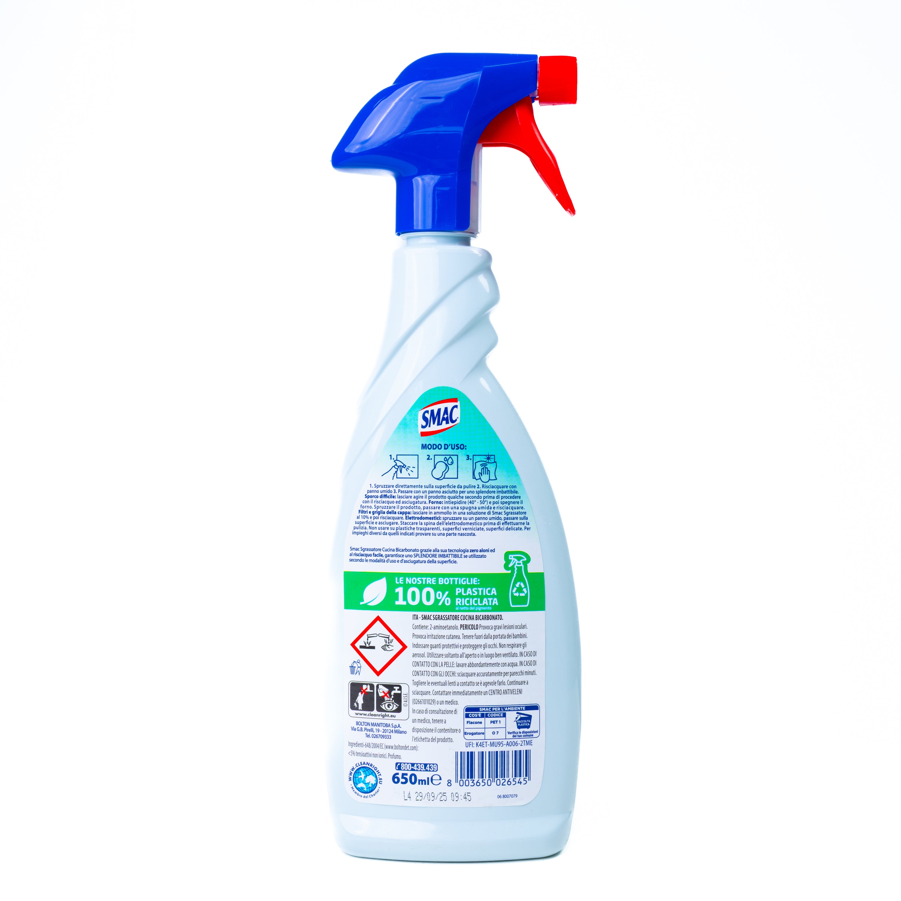 Degresant pentru bucătărie cu bicarbonat Smac, 650 ml