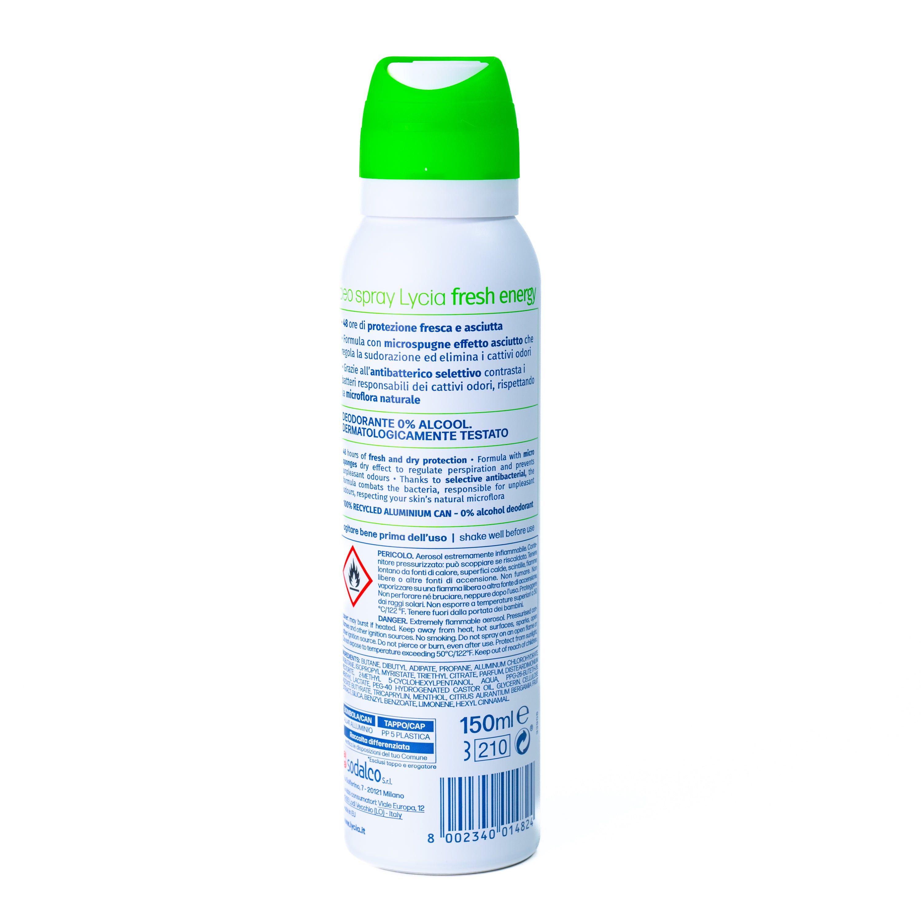 Deodorant spray Fresh Energy Lycia, 150 ml
