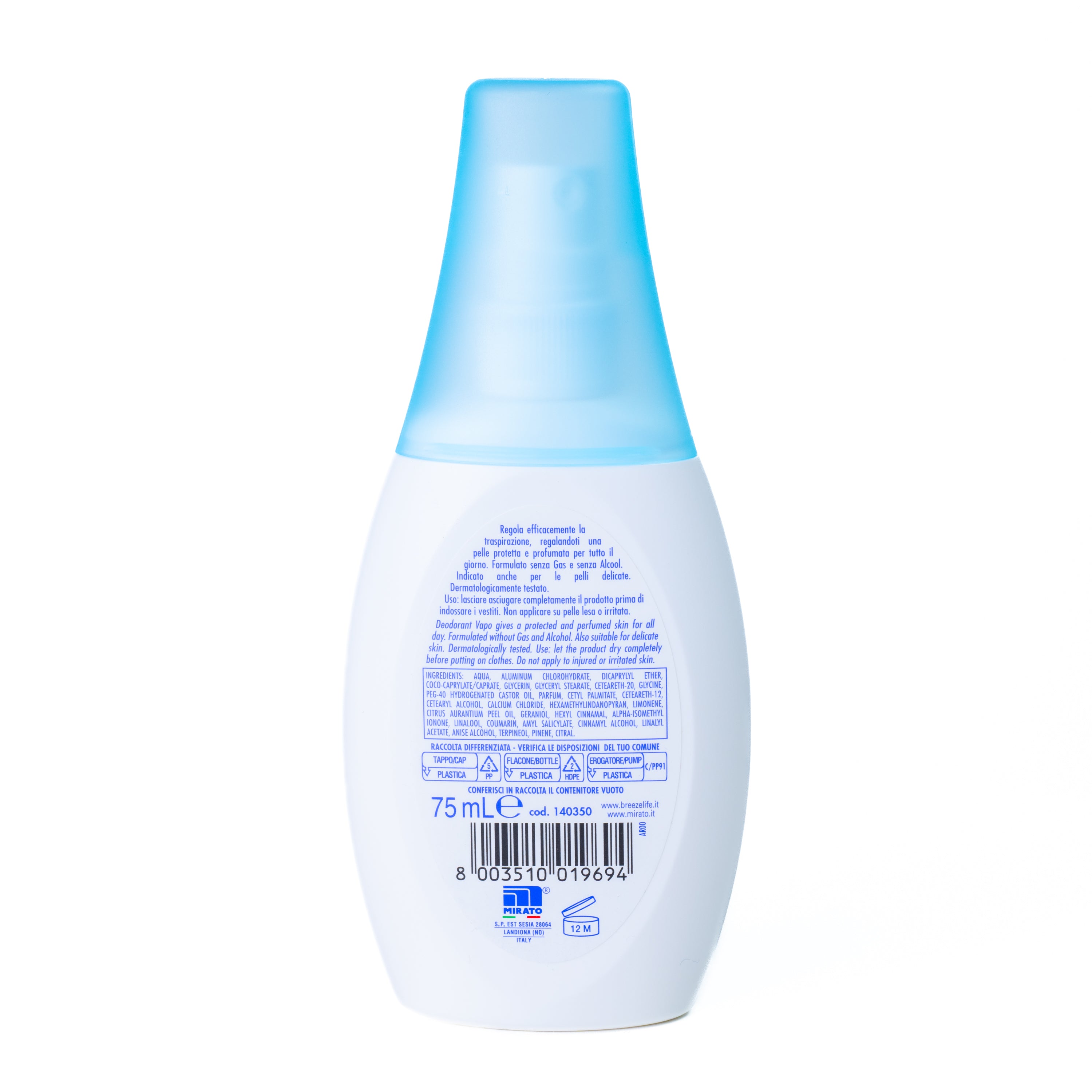 Deodorant vapo cu parfum de talc Breeze, 75 ml