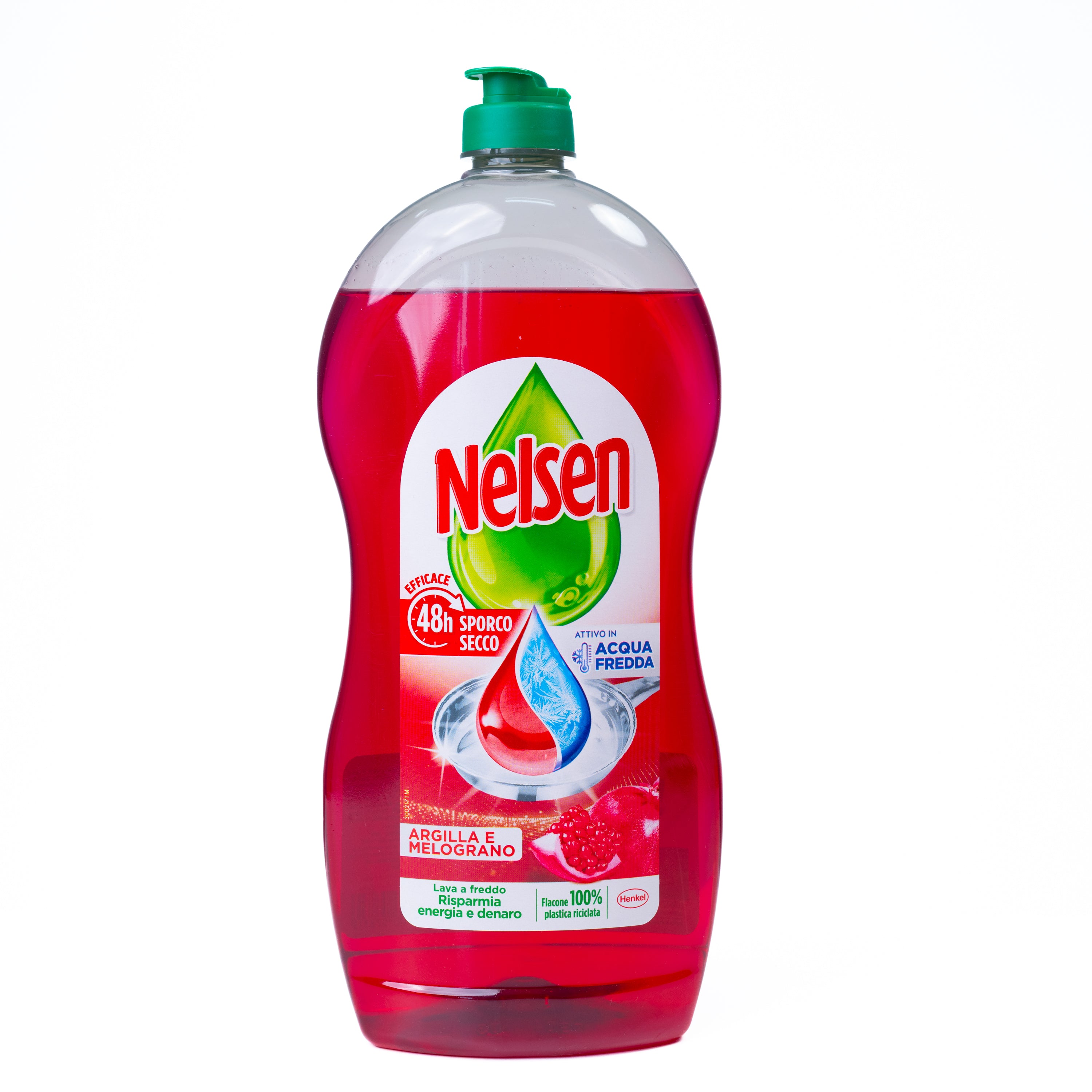 Detergent de vase Argilă și Rodie Nelsen, 850 ml