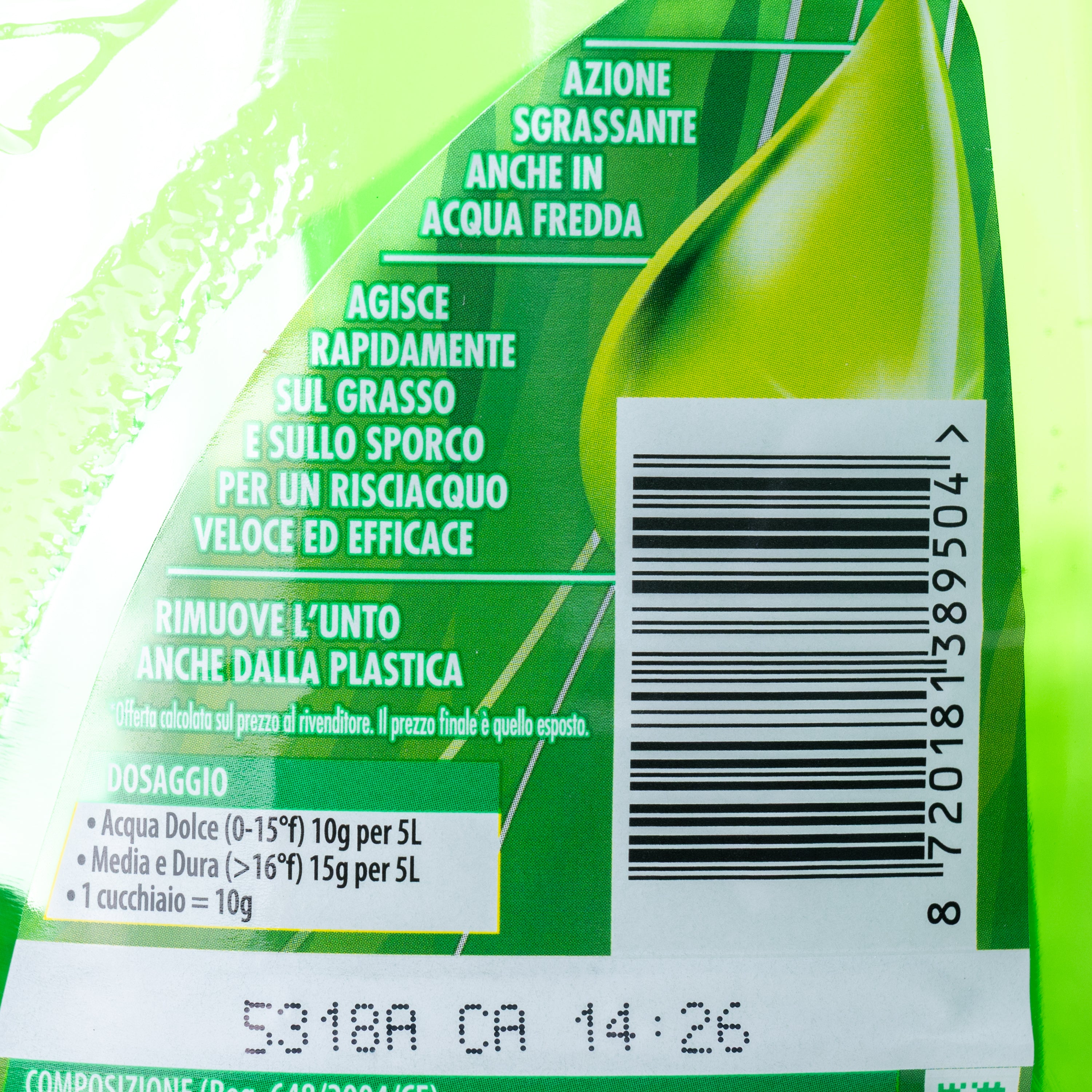 Detergent de vase cu lămâie Svelto, 1030 ml