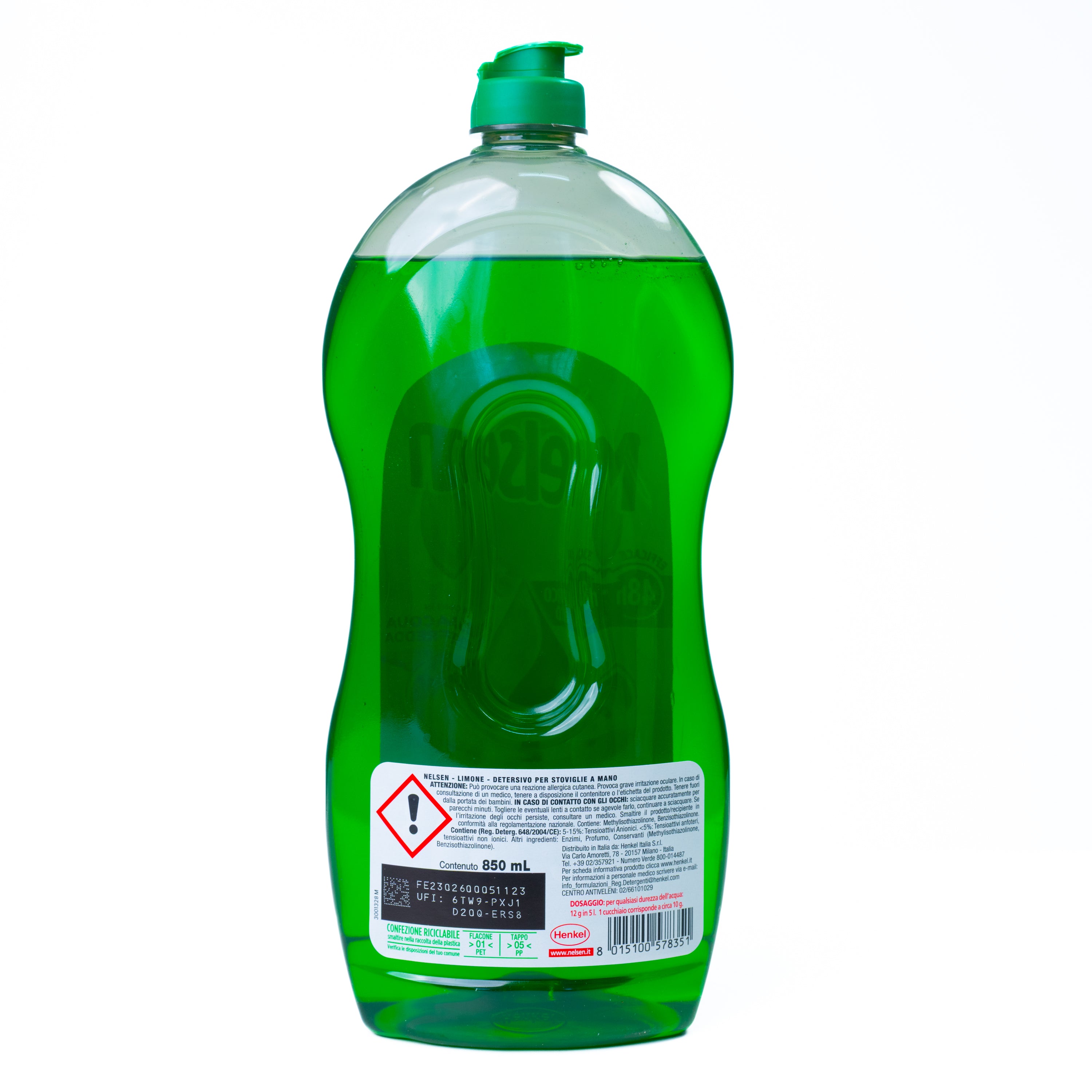 Detergent de vase lămâie Nelsen, 850 ml
